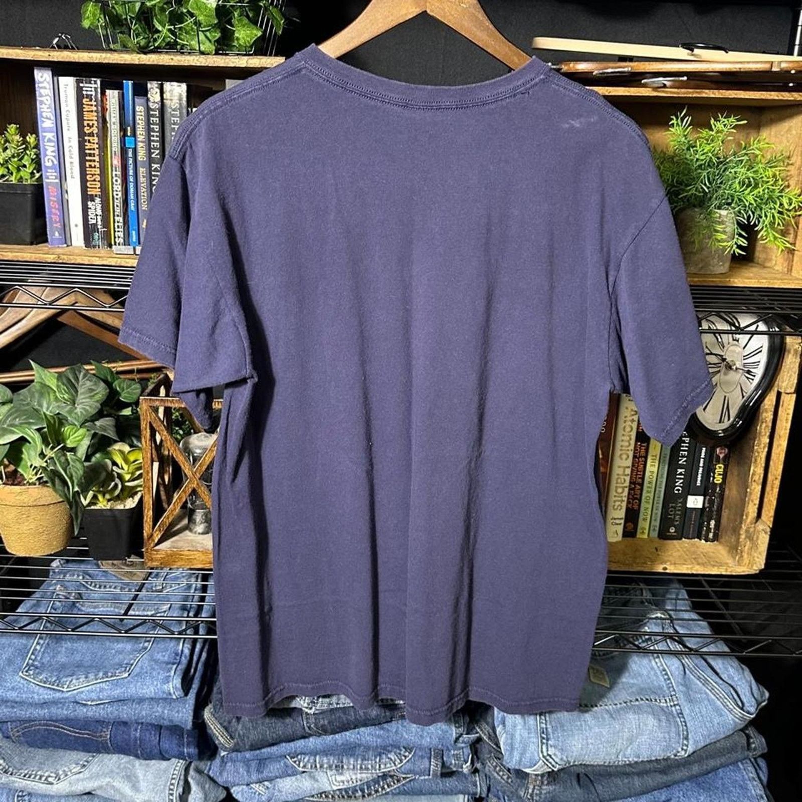 Anvil Bob Seger 2013 Silver Bullet Band Tee Large Blue Eagle Shirt Size US L / EU 52-54 / 3 - 2 Thumbnail