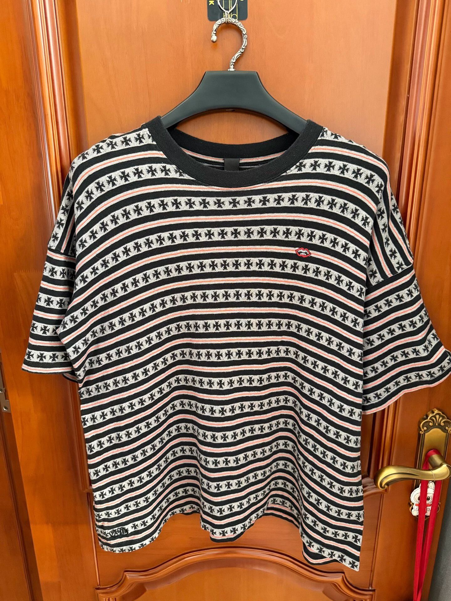 Chrome Hearts chrome hearts striped short sleeve shirt Size US M / EU 48-50 / 2 - 1 Thumbnail