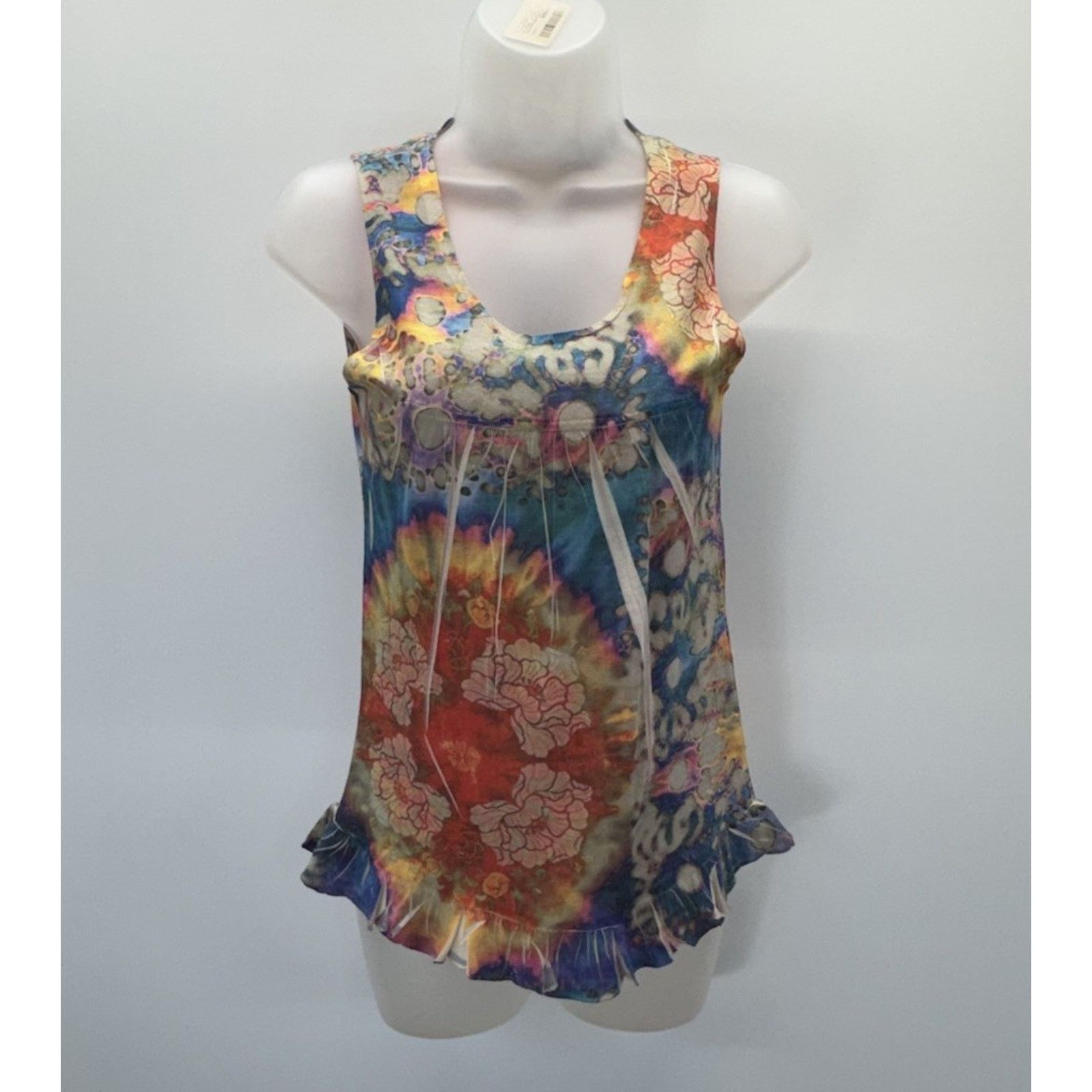 Chelsea Soccer Chelsea & Violet Top XS Floral Sleeveless Print Tank Size XS / US 0-2 / IT 36-38 - 2 Thumbnail