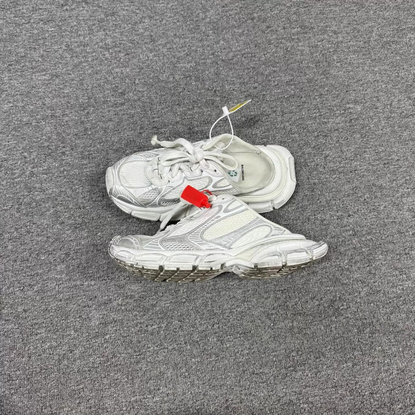 Balenciaga Balenciaga 3XL Mule White Mesh 40 98 New Size US 10 / IT 40 - 2 Thumbnail