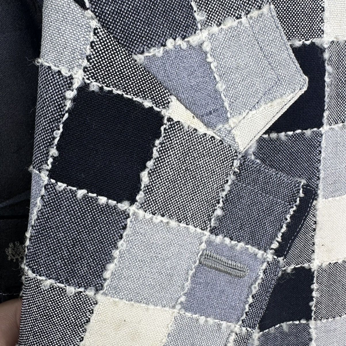 Japanese Brand Vintage 50's Patchwork Checkerboard Blazer MADE IN ENGLAND Size US L / EU 52-54 / 3 - 7 Thumbnail