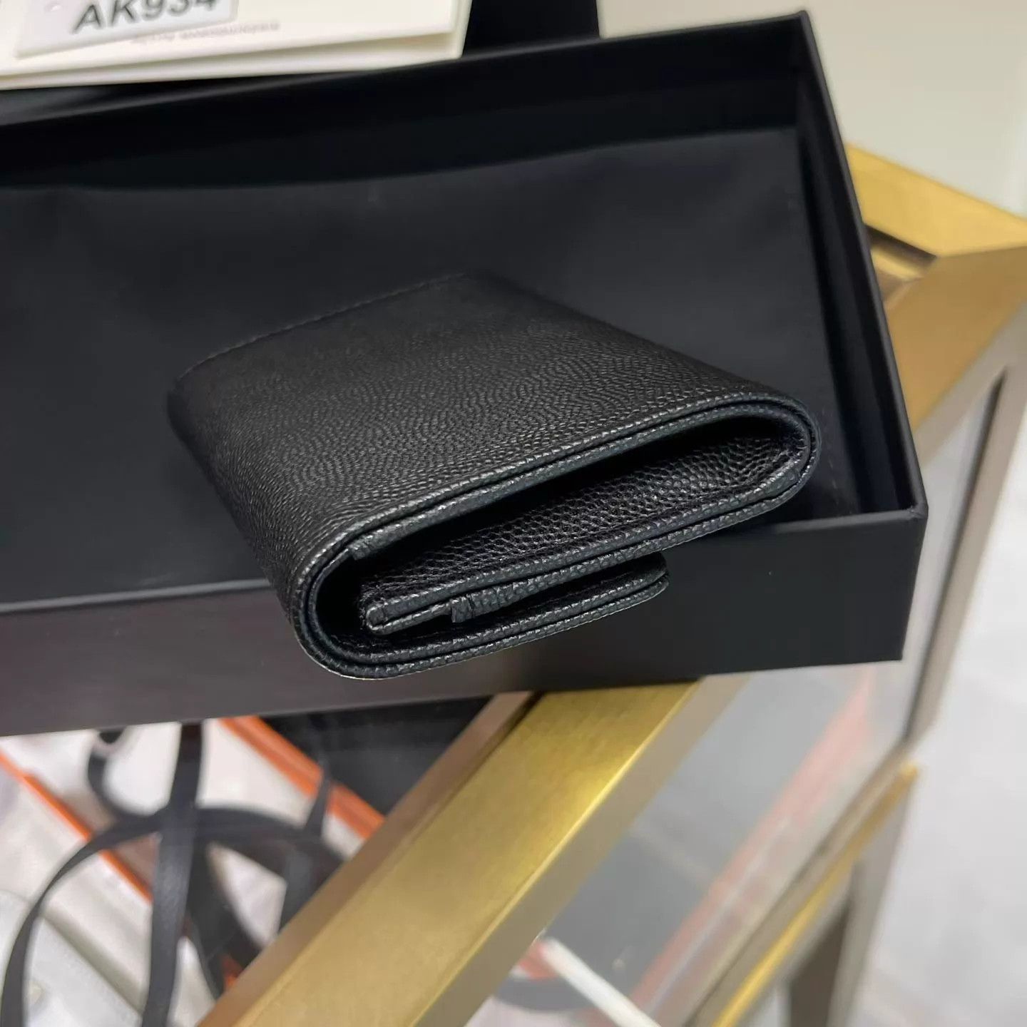 Chanel Chanel 26C Black Short Wallet Almost New Boxed Chip Size ONE SIZE - 3 Thumbnail