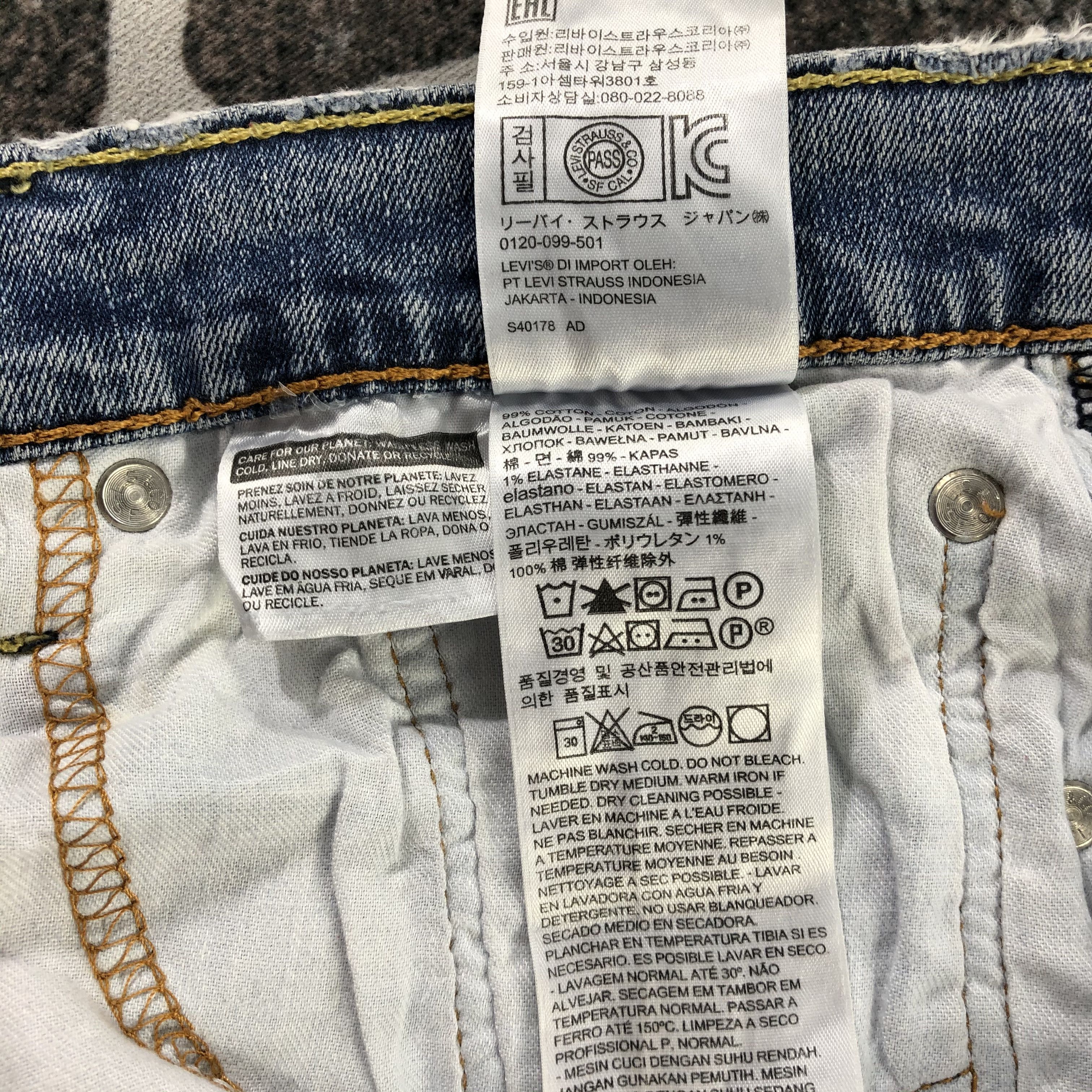 Levi's Vintage Levi's 511 Jeans Medium Wash Denim KJ1417 Size US 31 - 13 Thumbnail