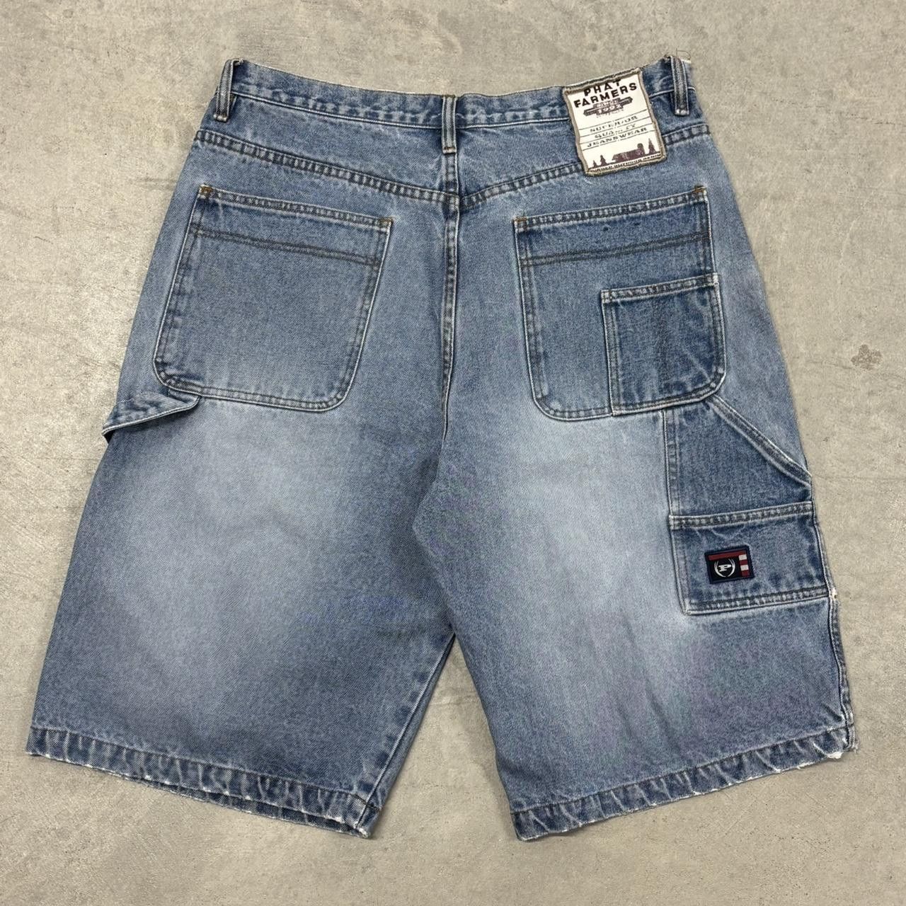 Phat Farm Y2K Phat Farm Baggy Jorts Size US 36 / EU 52 - 4 Thumbnail