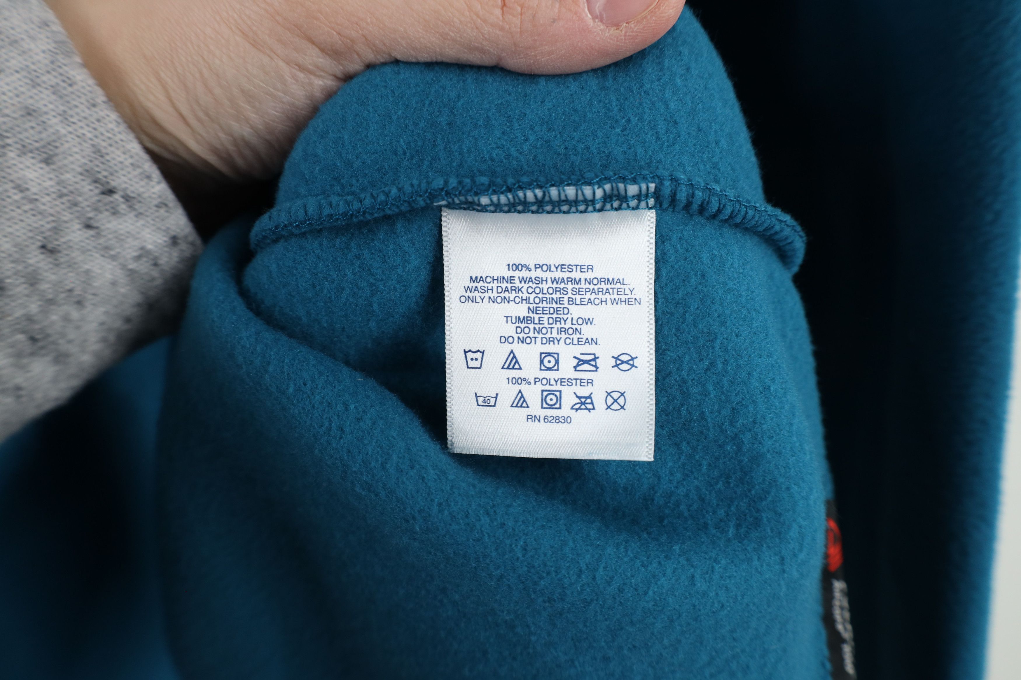 Lands' End × Vintage New Lands End 100 Polartec Fleece Snap Button Henley Sweater Size M / US 6-8 / IT 42-44 - 8 Thumbnail