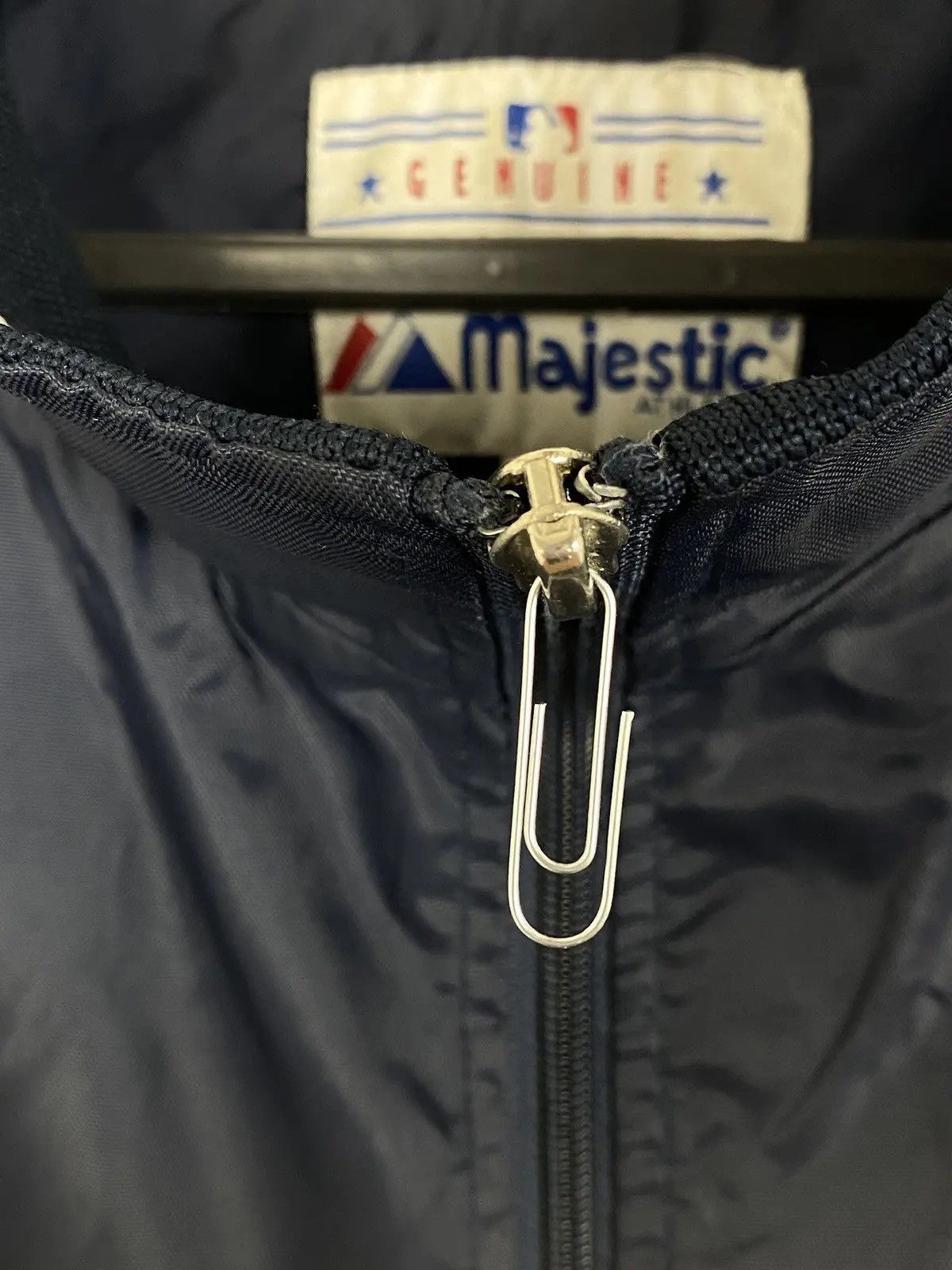 Majestic 00s Vintage Majestic x New York Yankees Light Jacket Size US XL / EU 56 / 4 - 4 Thumbnail