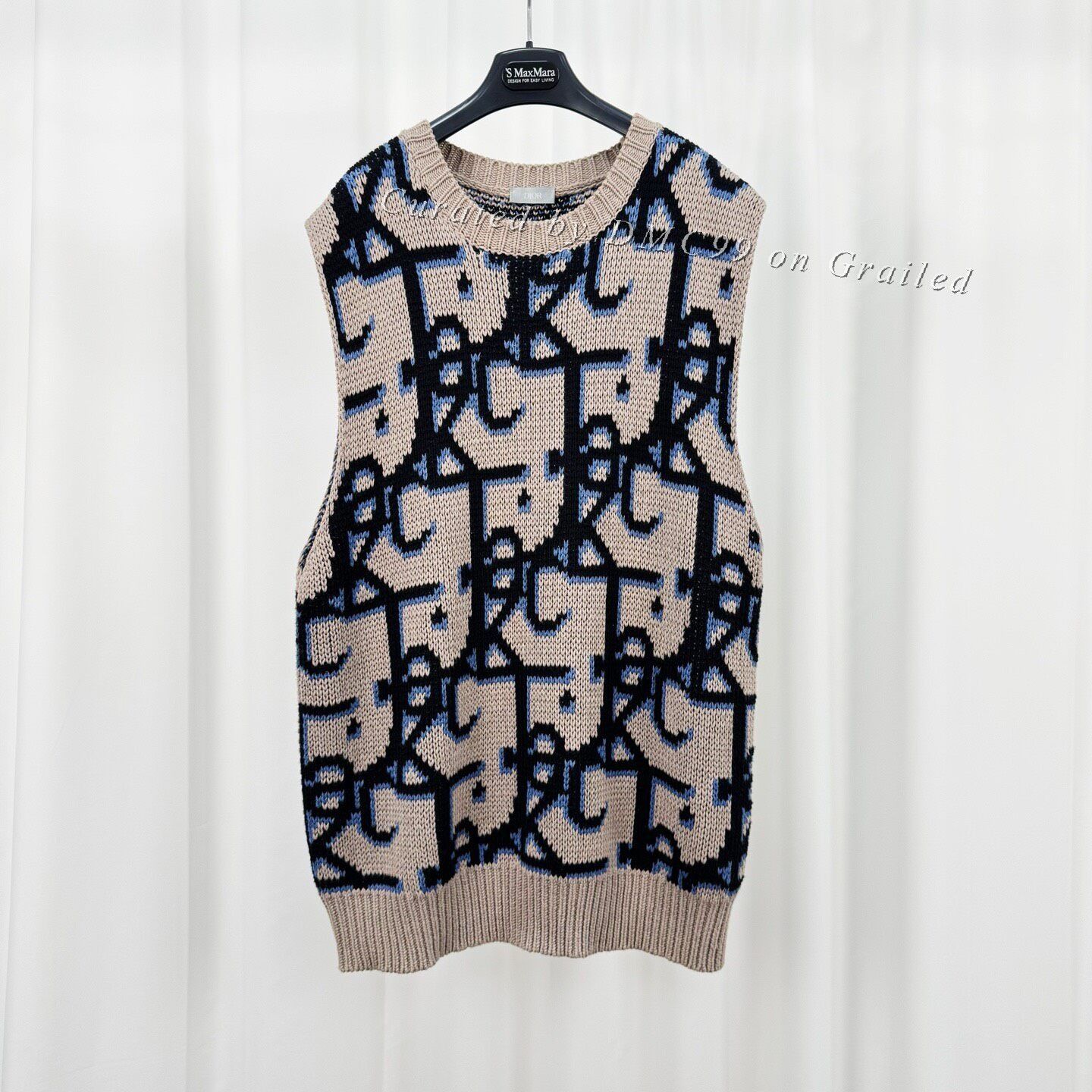 Dior Dior Travis Scott Monogram Knit Vest Size US S / EU 44-46 / 1 - 1 Thumbnail