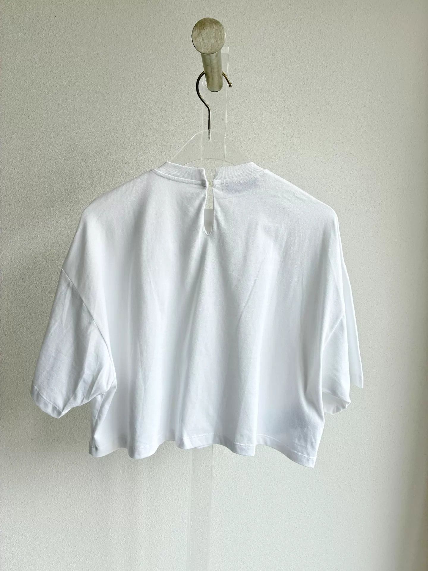 Miu Miu MIU MIU White Short Sleeve TEE XS Floral Beaded Size XS / US 0-2 / IT 36-38 - 3 Thumbnail