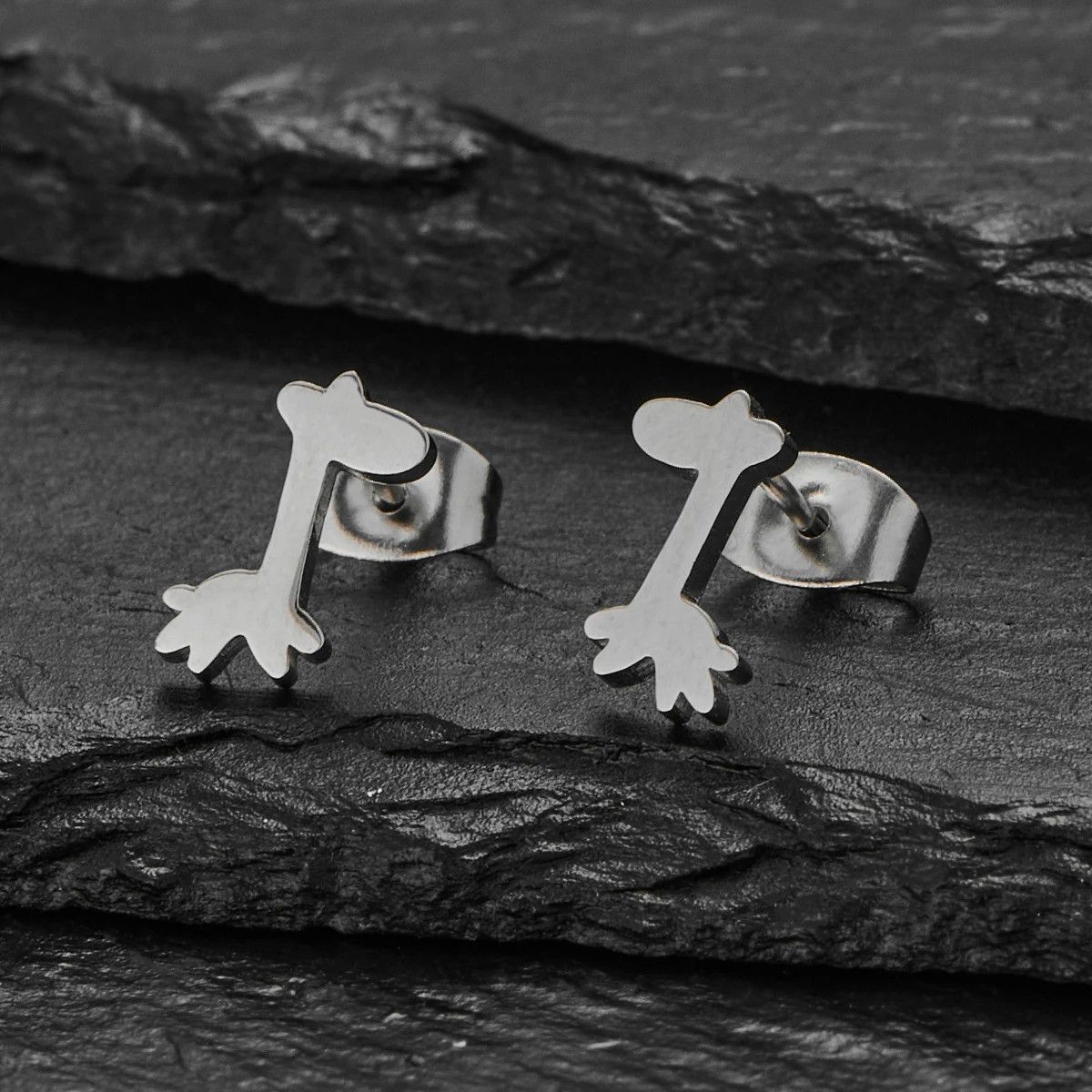 Jewelry Giraffe Mini Stud Earrings Charm Animal Earring Gift Size ONE SIZE - 1 Thumbnail