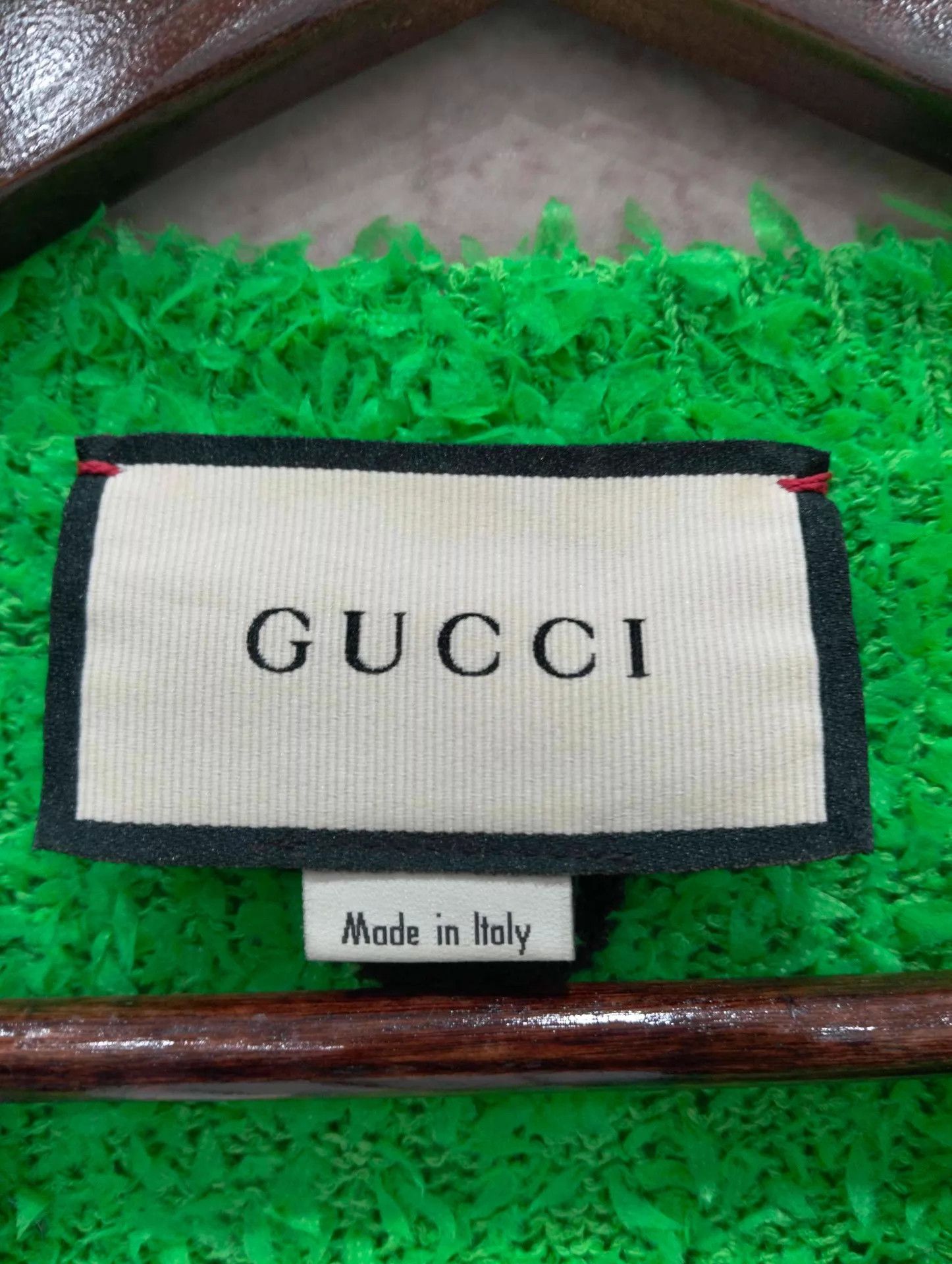 Gucci GUCCI Green Knit Short-Sleeve Top S Size S / US 4 / IT 40 - 3 Thumbnail