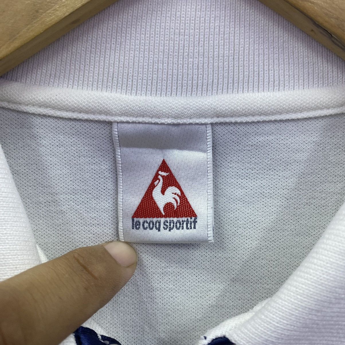 Le Coq Sportif × Vintage Women Le Coq Sportif Polo Shirt Size S / US 4 / IT 40 - 4 Thumbnail