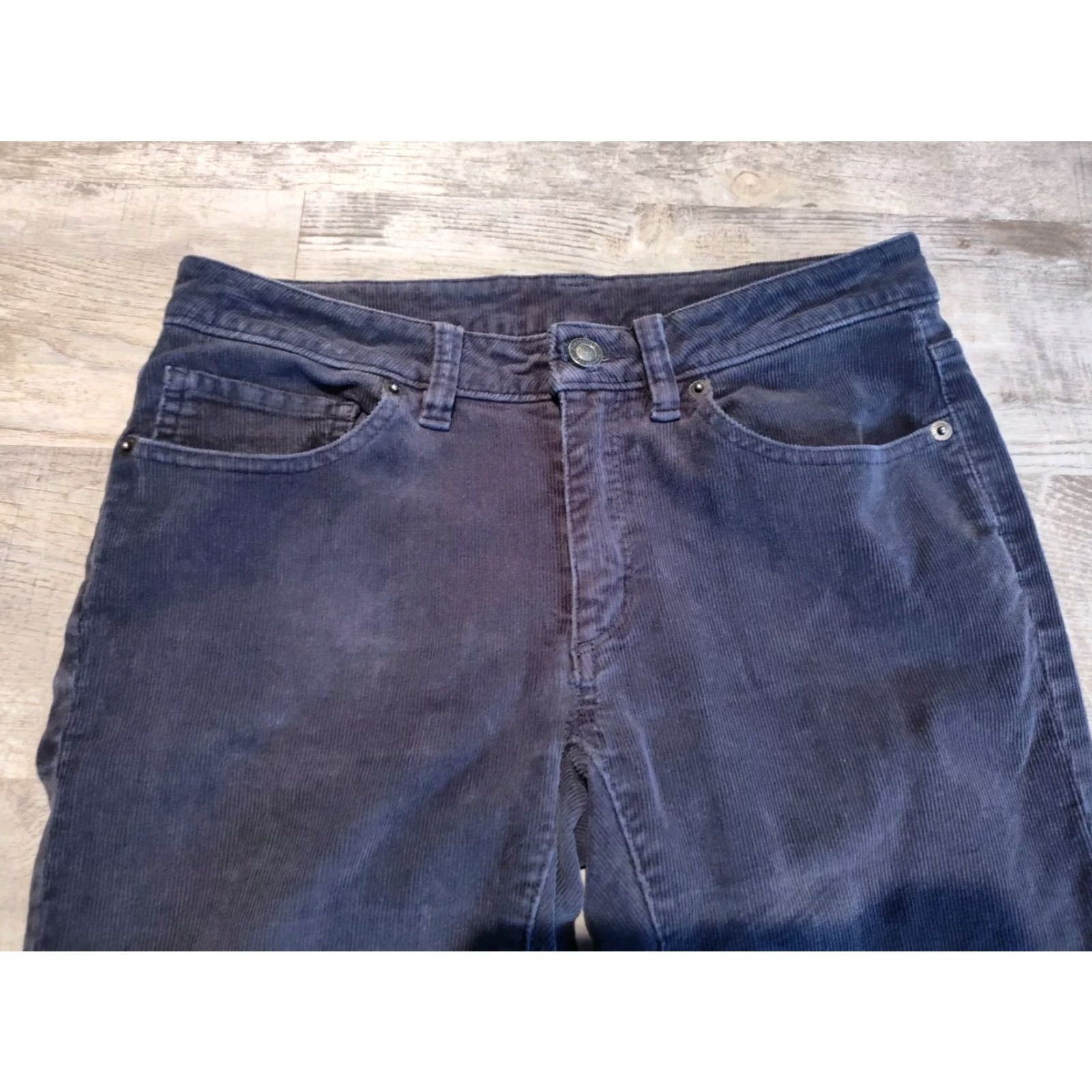 Patagonia Patagonia Corduroy Pants Womens 27 Slim Fit Skinny 55055 Organic Cotton VGUC Blue/Gray Size 27" / US 4 / IT 40 - 4 Thumbnail