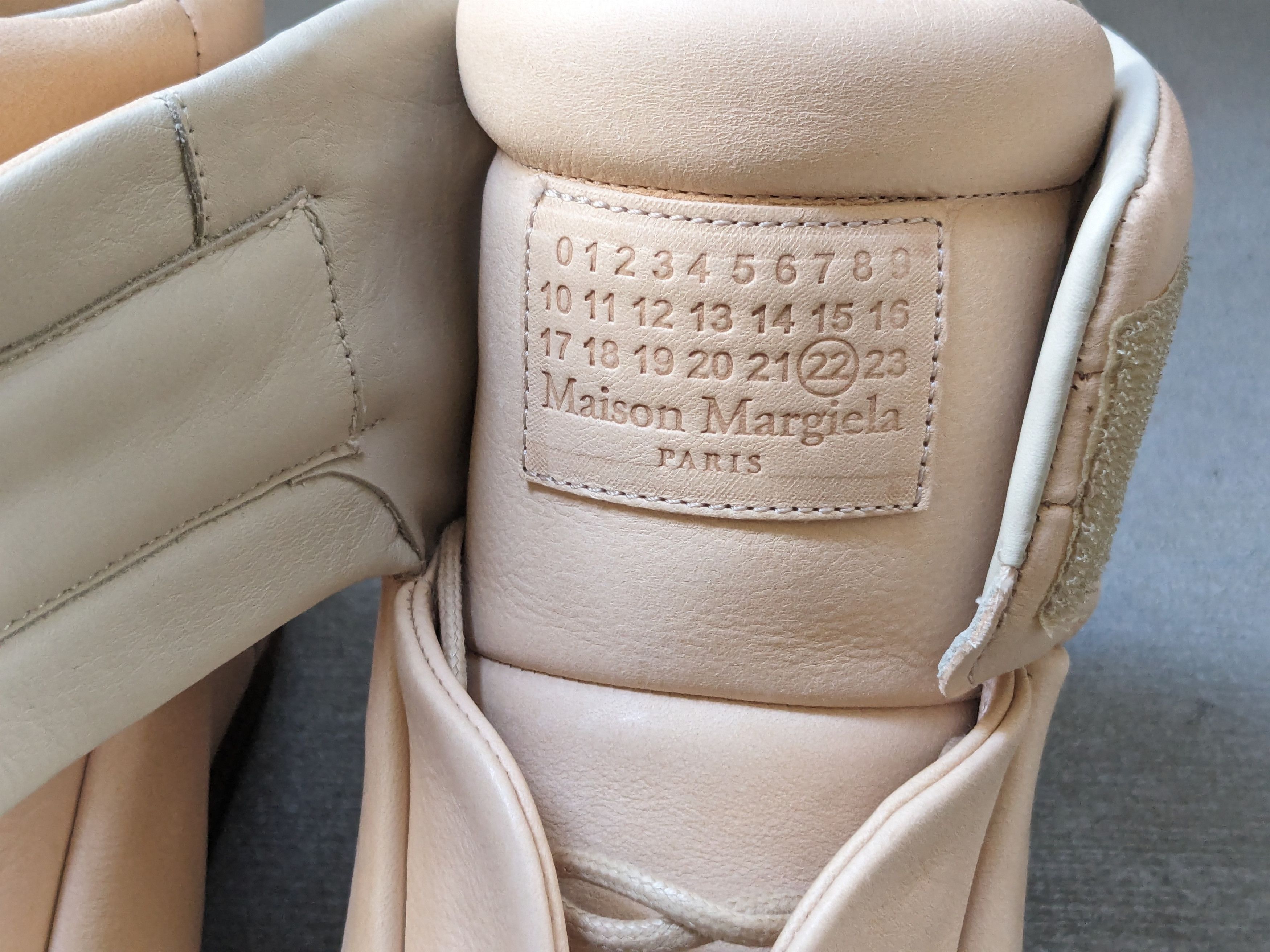 Maison Margiela Maison Margiela Future Beige 10 43 Leather High Tops Rare Size US 10 / EU 43 - 6 Thumbnail