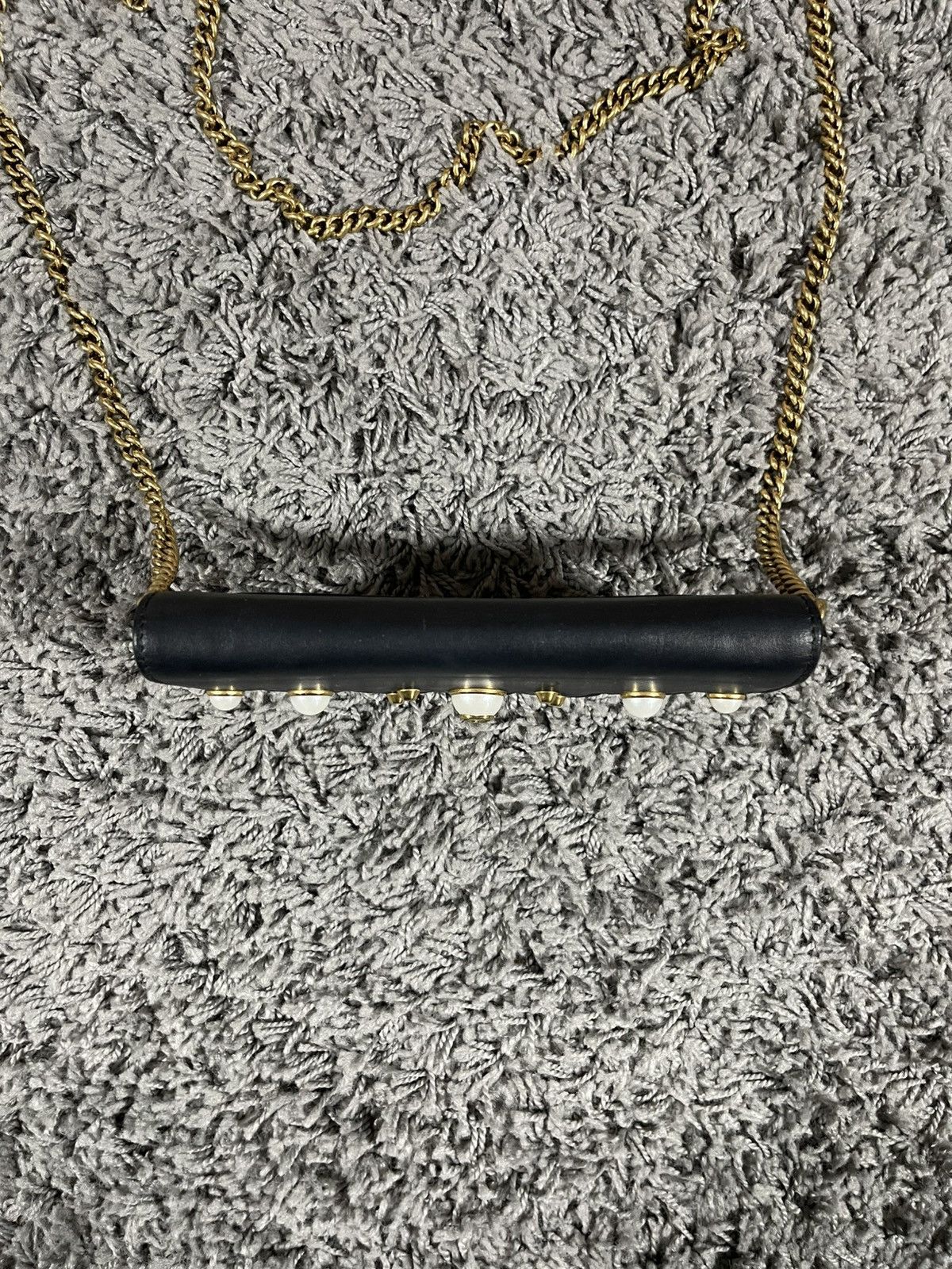 Gucci Gucci Pearl Scallop Wallet Chain Bag GG Clutch Crossbody Size ONE SIZE - 6 Thumbnail