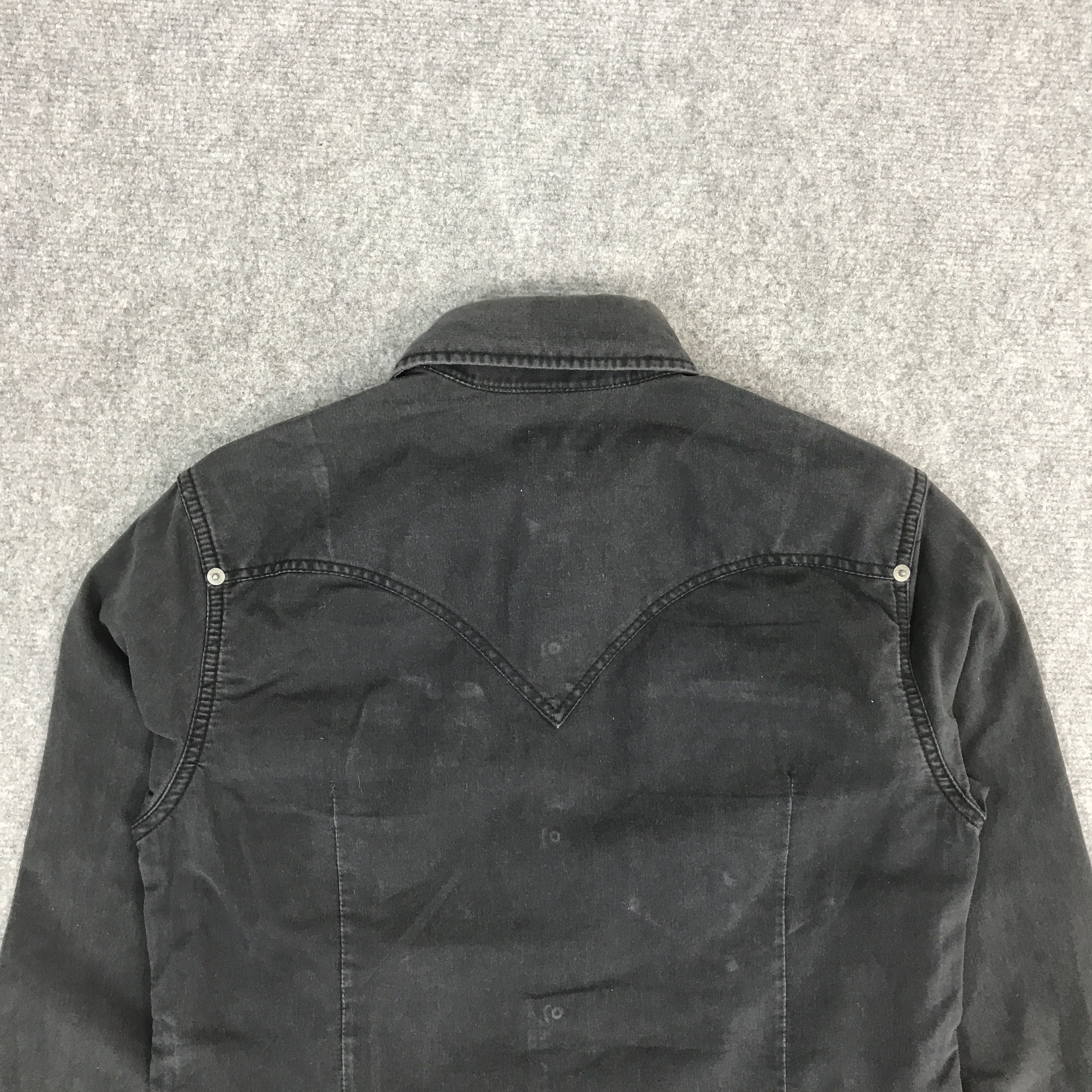 If Six Was Nine × Japanese Brand × Morgan Homme MORGAN HOMME PUNK JAPAN BLACK SANP BUTTON SHIRTS Size US M / EU 48-50 / 2 - 4 Thumbnail