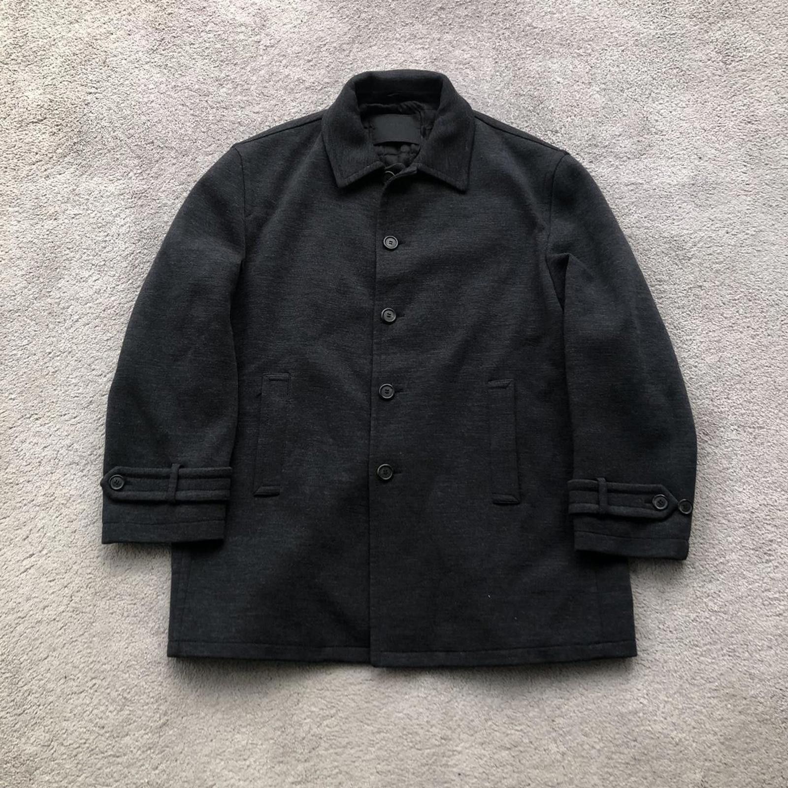 Prada A/W 2000 Gray Wool Zip Jacket | Grailed