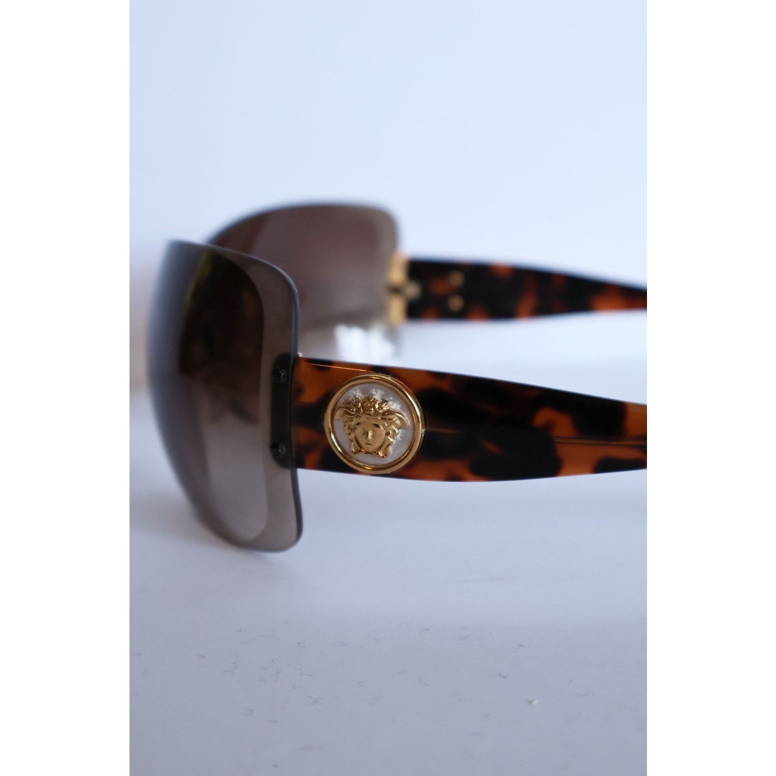 Versace Vintage VERSACE Y2K Polarized Shield Sunglasses Size ONE SIZE - 4 Thumbnail