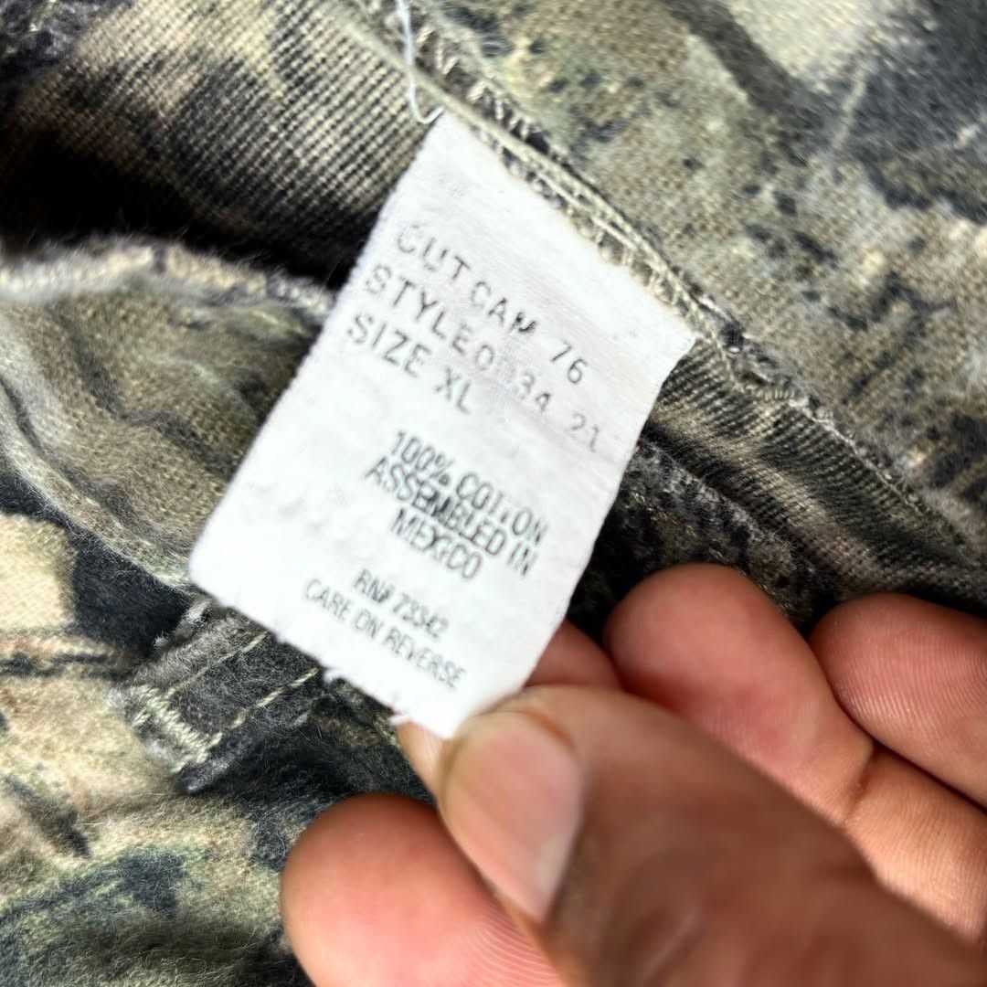 Carhartt × Realtree Vintage Real Tree Camou Hunting Cargo Denim Pant Size US 36 / EU 52 - 7 Thumbnail