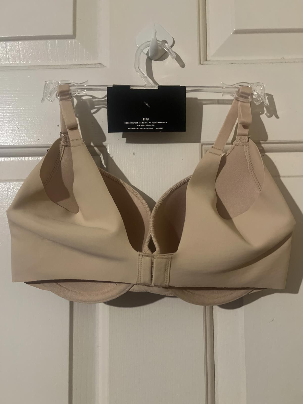 Other Maidenform Beige Floral Lace Underwire Bra 34C Size ONE SIZE - 3 Thumbnail