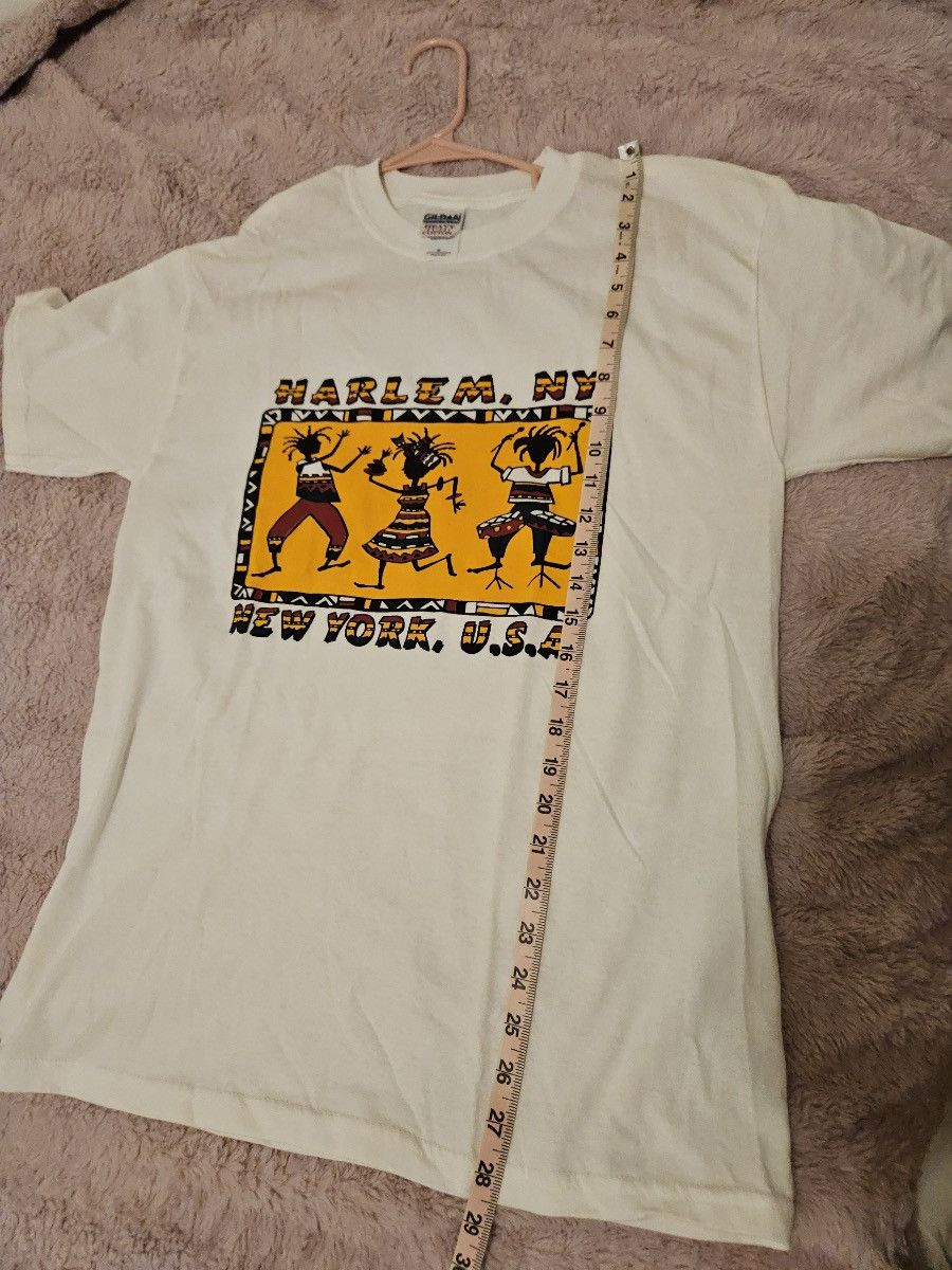 Gildan Vintage Harlem New York City NYC Tshirt Dance Rasta Reggae Size US M / EU 48-50 / 2 - 5 Thumbnail
