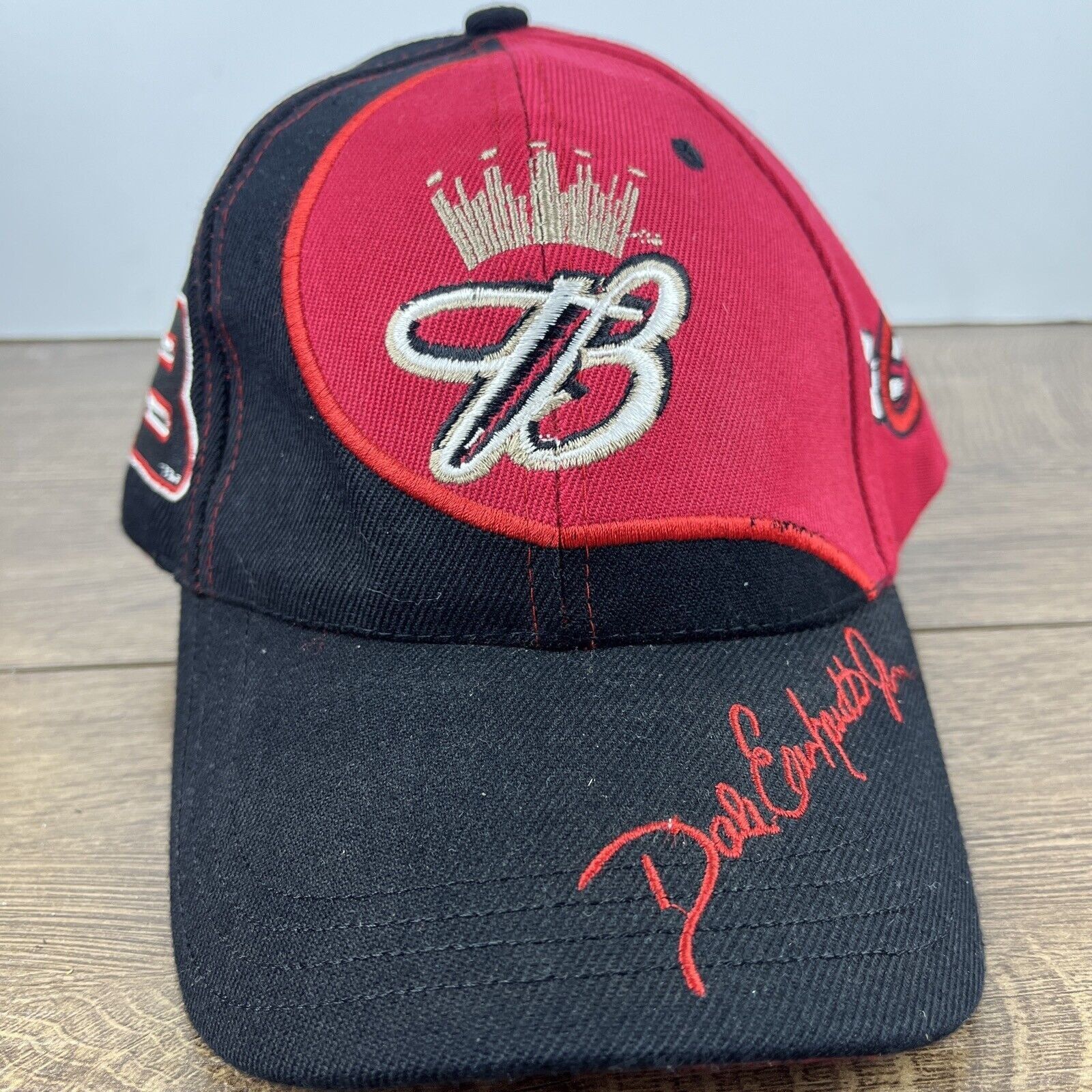 Budweiser Budweiser Racing Hat Dale Earnhardt 8 Red Hat Adjustable Adu Size ONE SIZE - 2 Thumbnail