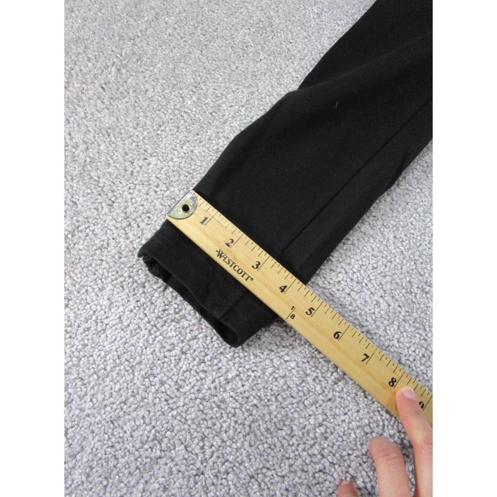 Ted Baker VINTAGE Ted Baker Pants Womens 2 Black Skinny Stretch Ankle Zips Size 26" / US 2 / IT 38 - 6 Thumbnail