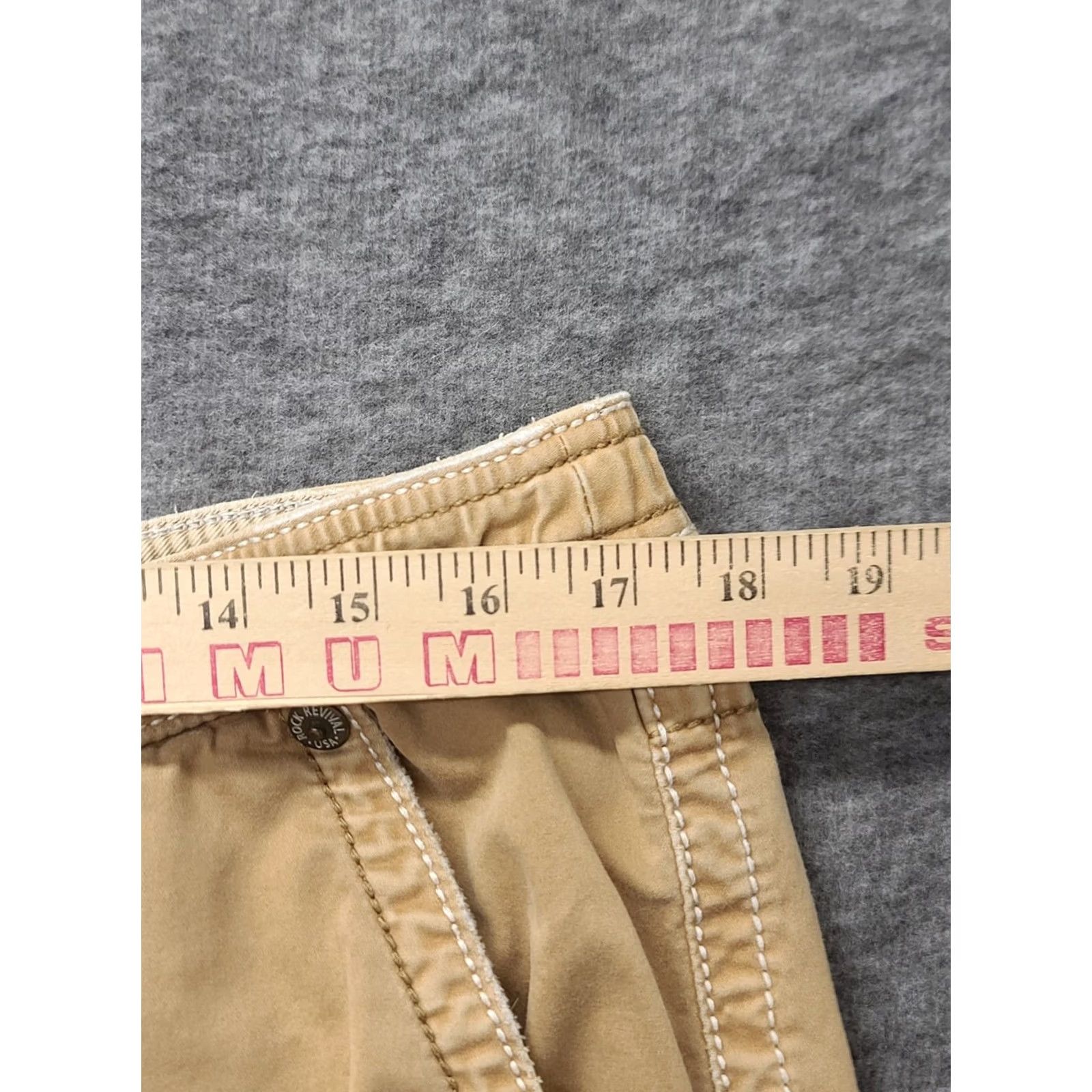 Vintage Rock Revival Pants Mens 34x27 Jogger Tapered Leg Stretch Regular Denim Cotton Blue Size US 34 / EU 50 - 3 Thumbnail