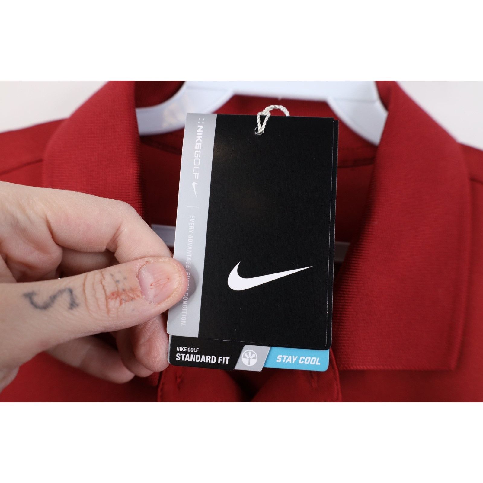 Nike New Nike Golf Travis Scott Mini Swoosh Knit Golf Polo Size US M / EU 48-50 / 2 - 7 Thumbnail
