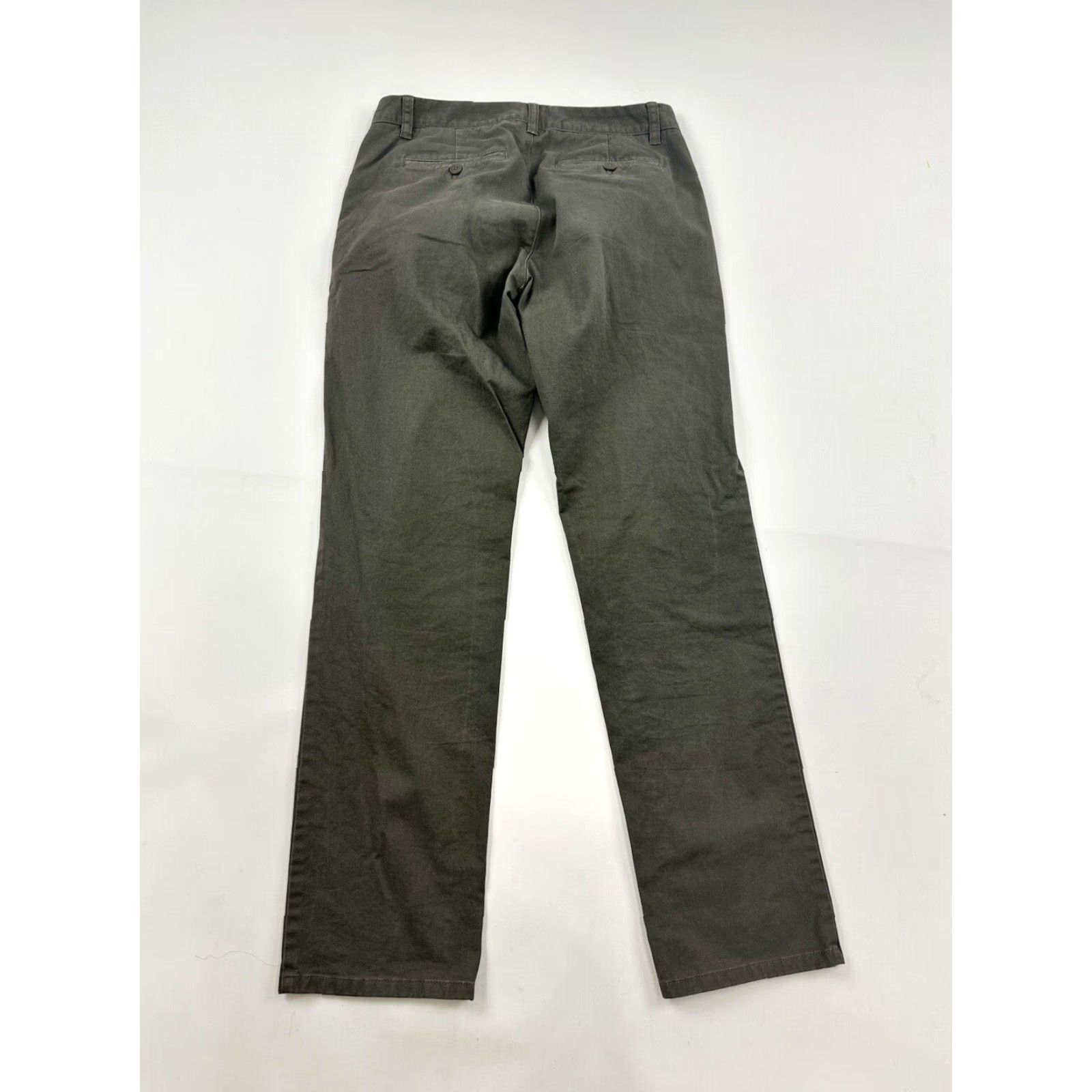 Bonobos Bonobos Pants Men 29x30 Slim Chino Gray Zip Straight 30 Inseam Regular Mens Size US 29 - 2 Thumbnail