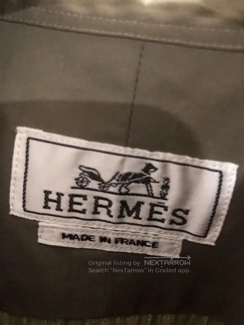 Hermes Hermes Silk Blended Shirt Size L / US 10 / IT 46 - 3 Thumbnail