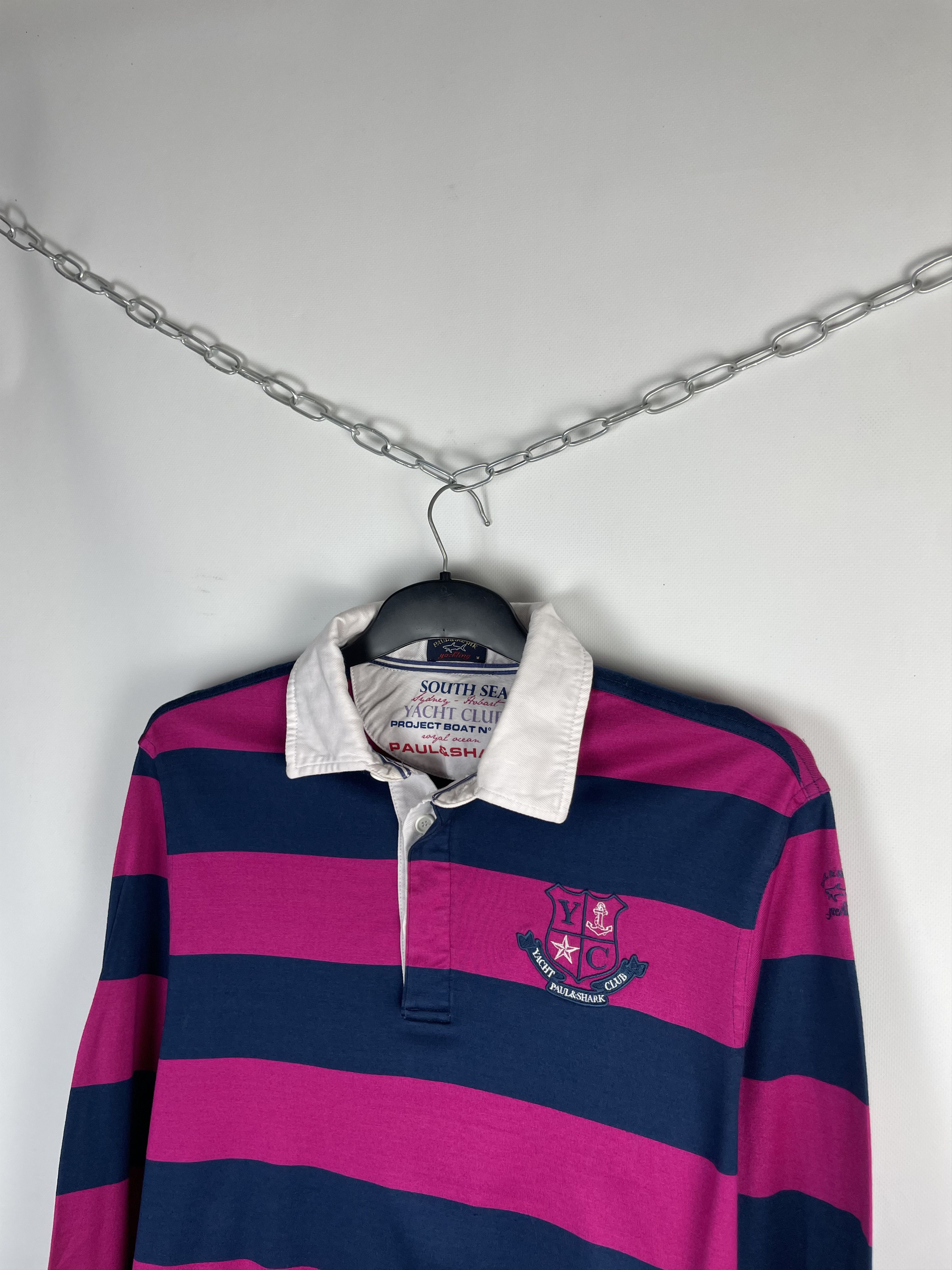 Paul & Shark Vintage Paul & Shark Rugby Long Sleeve Polo Shirt Size US M / EU 48-50 / 2 - 4 Thumbnail