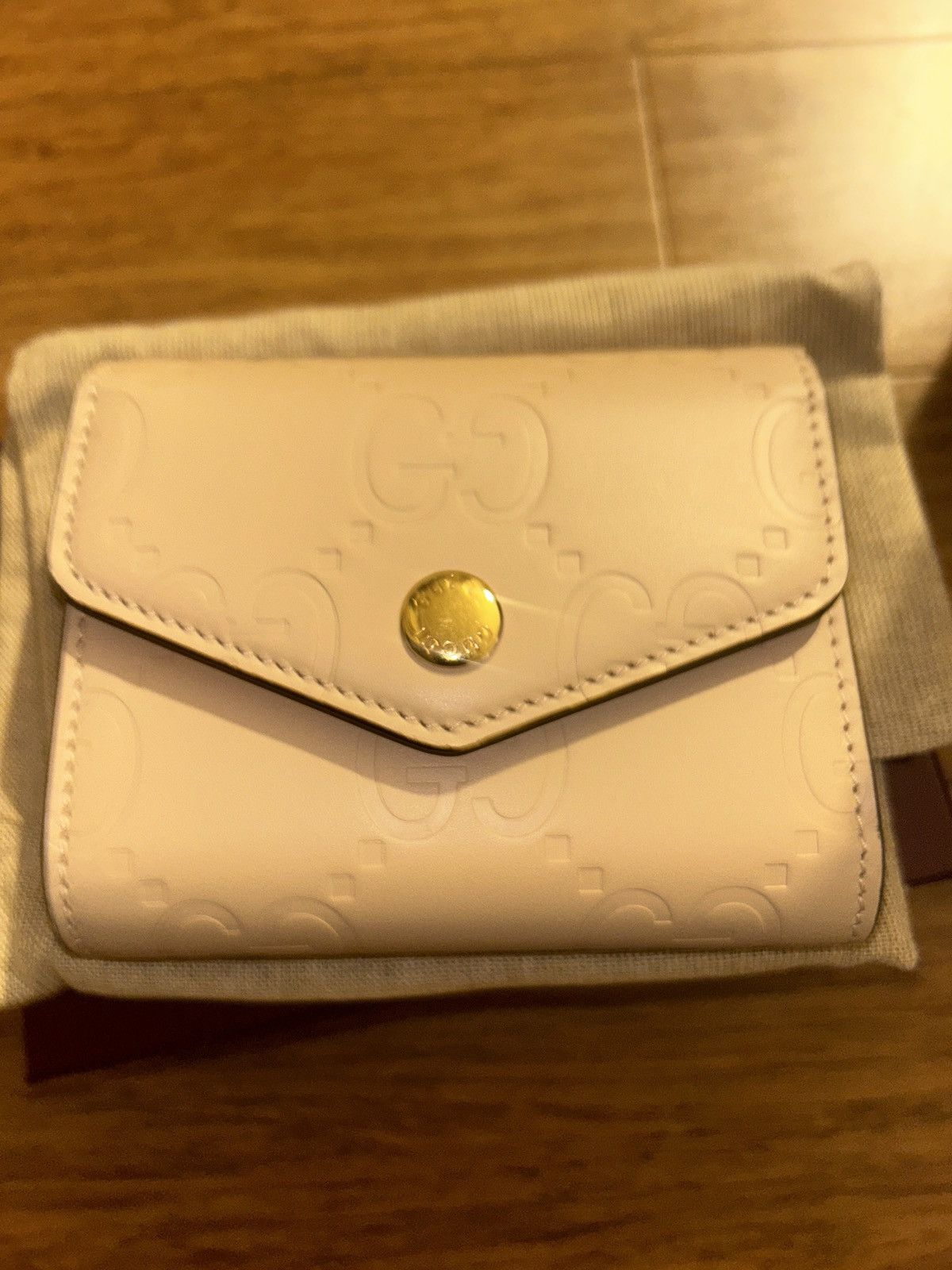 Gucci Gucci GG Logo Gilbert Calf Fold Wallet Size ONE SIZE - 4 Thumbnail