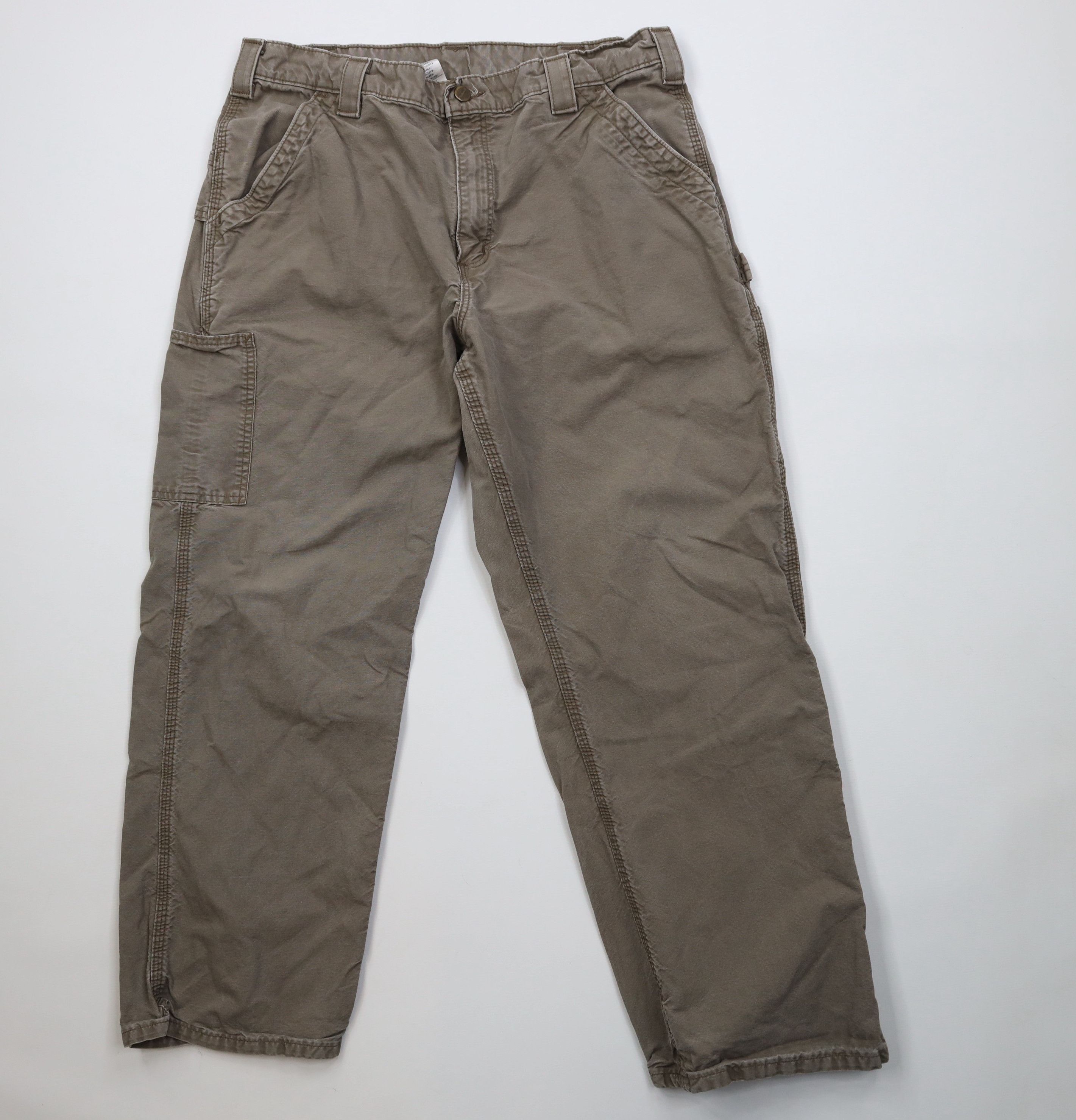 Carhartt Vintage Y2K Carhartt Wide Leg Dungaree Pants Light Cotton Size US 36 / EU 52 - 1 Thumbnail
