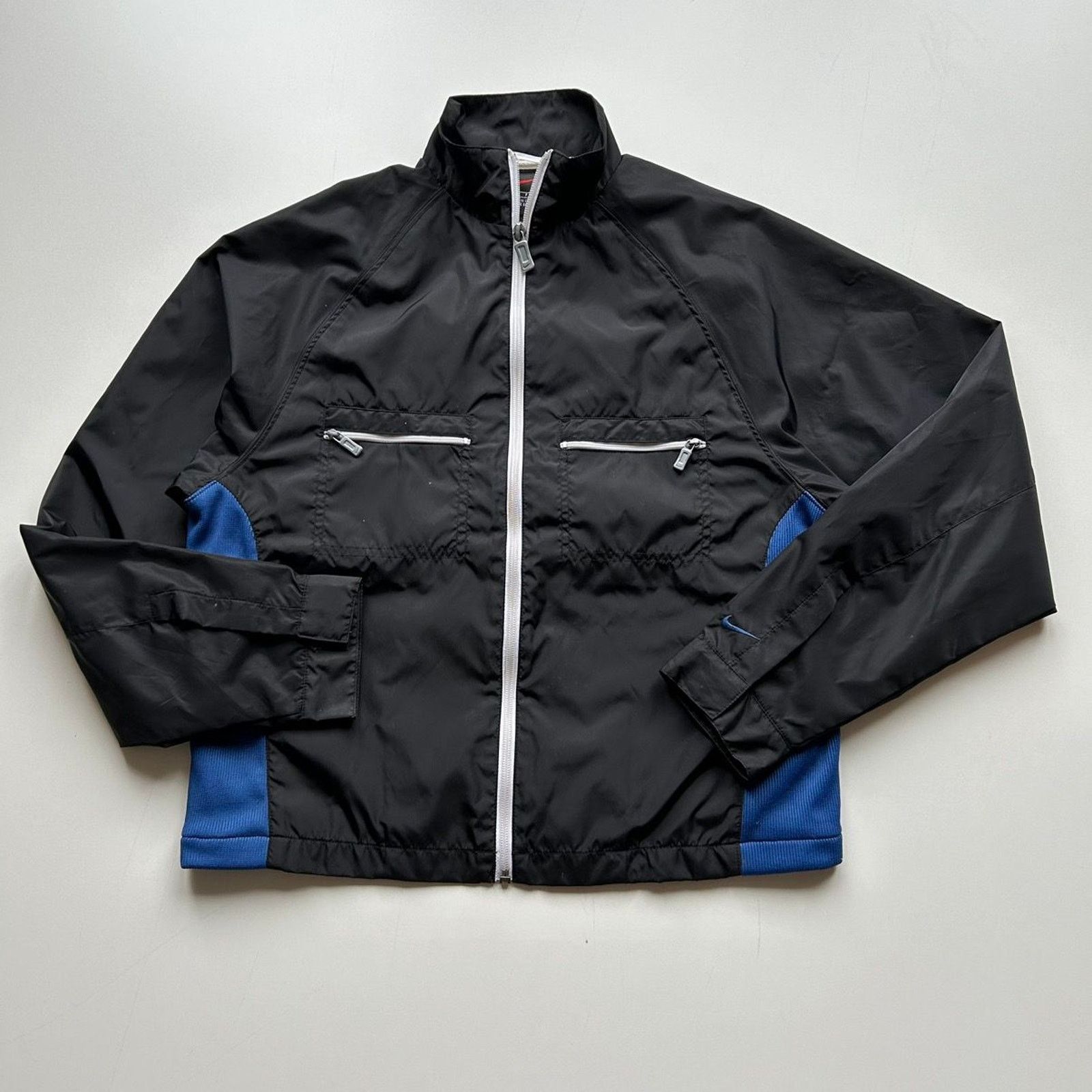 Vintage 90s Nike Embroidered Swoosh Nylon Windbreaker XS
