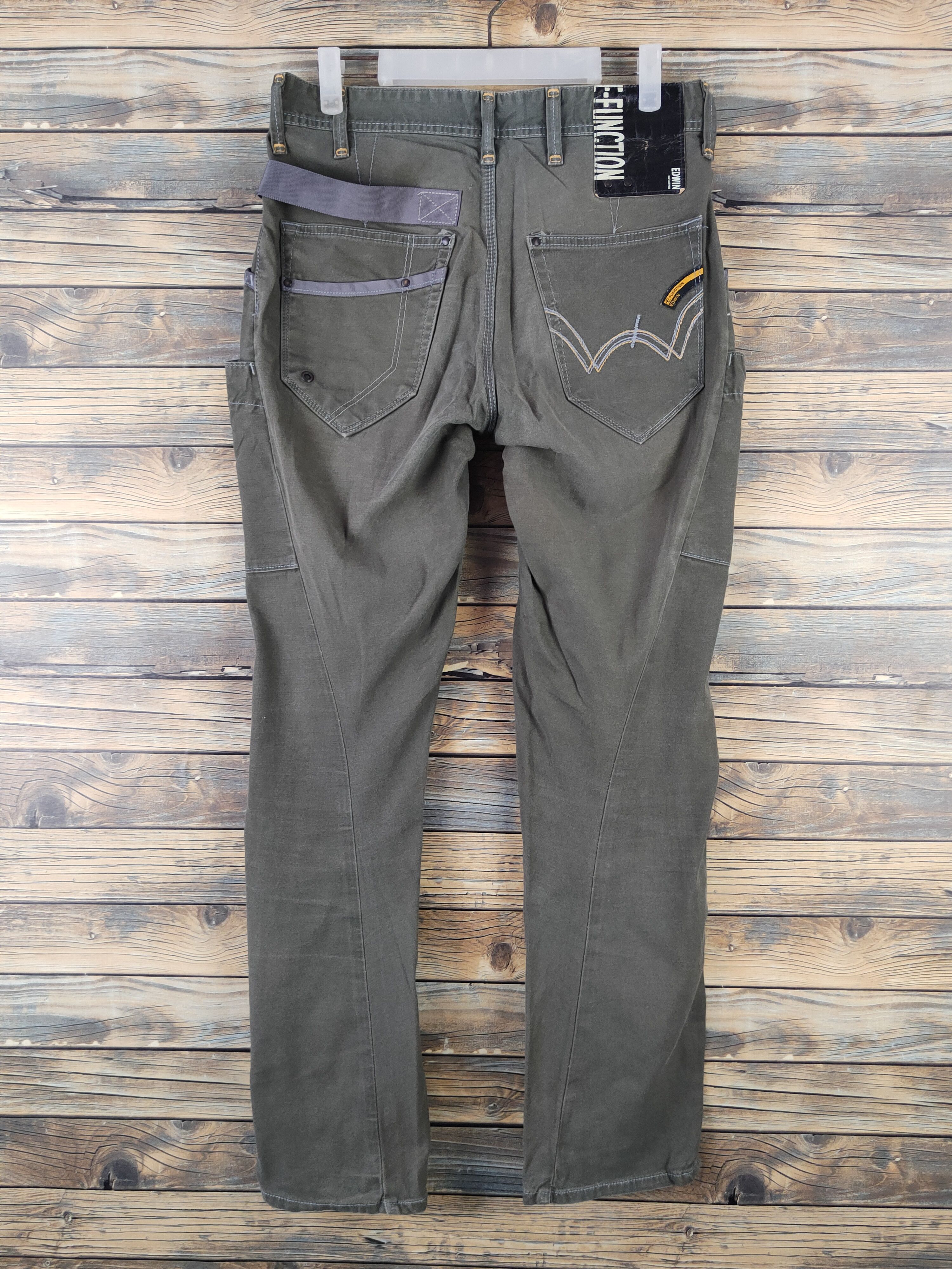 Edwin DL Edwin Efunction Dark Olive Multipocket Cargo Pants# 1946 Size US 28 / EU 44 - 8 Thumbnail