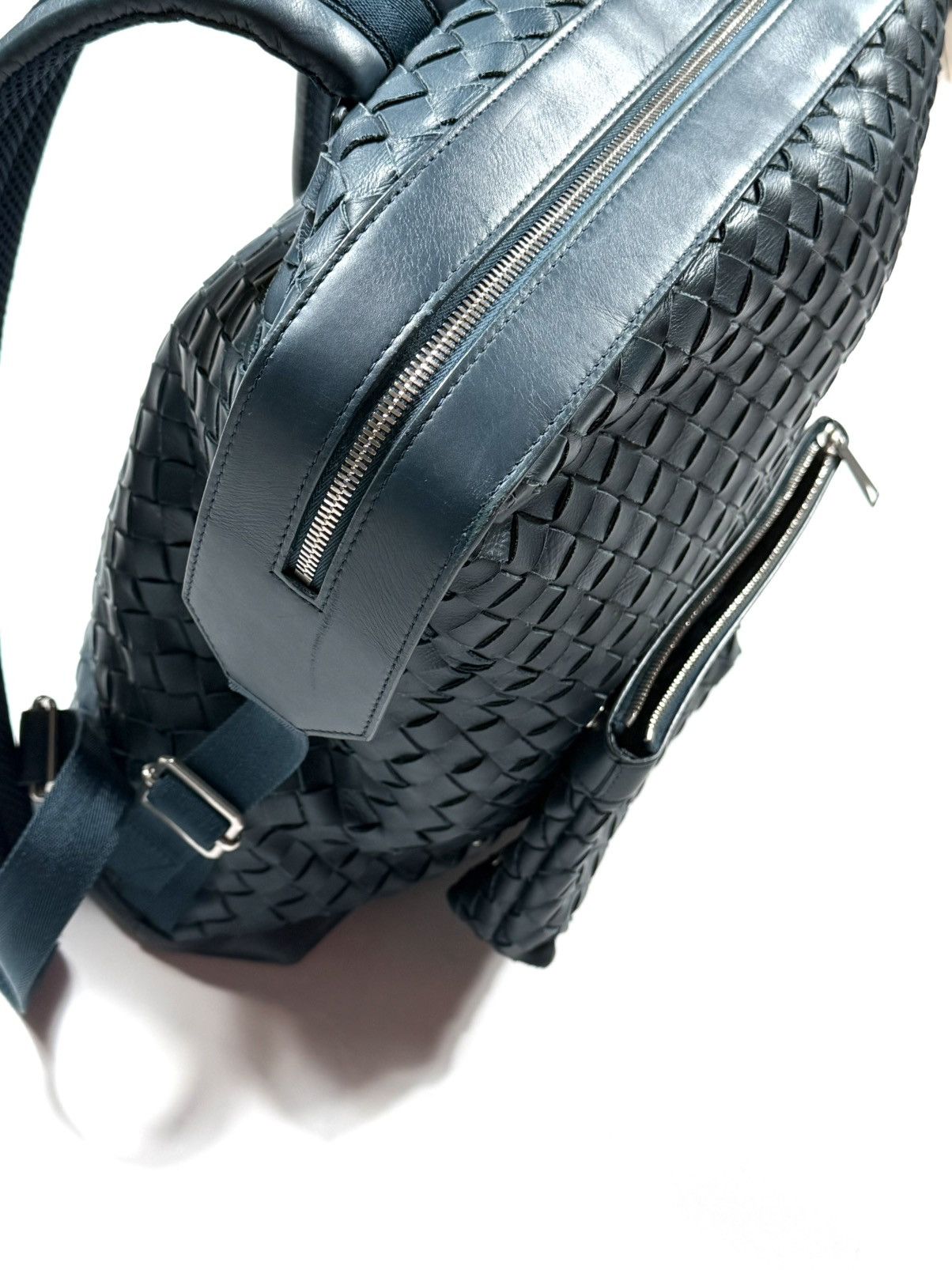 Bottega Veneta Bottega Veneta Intrecciato Leather Backpack Size ONE SIZE - 8 Thumbnail