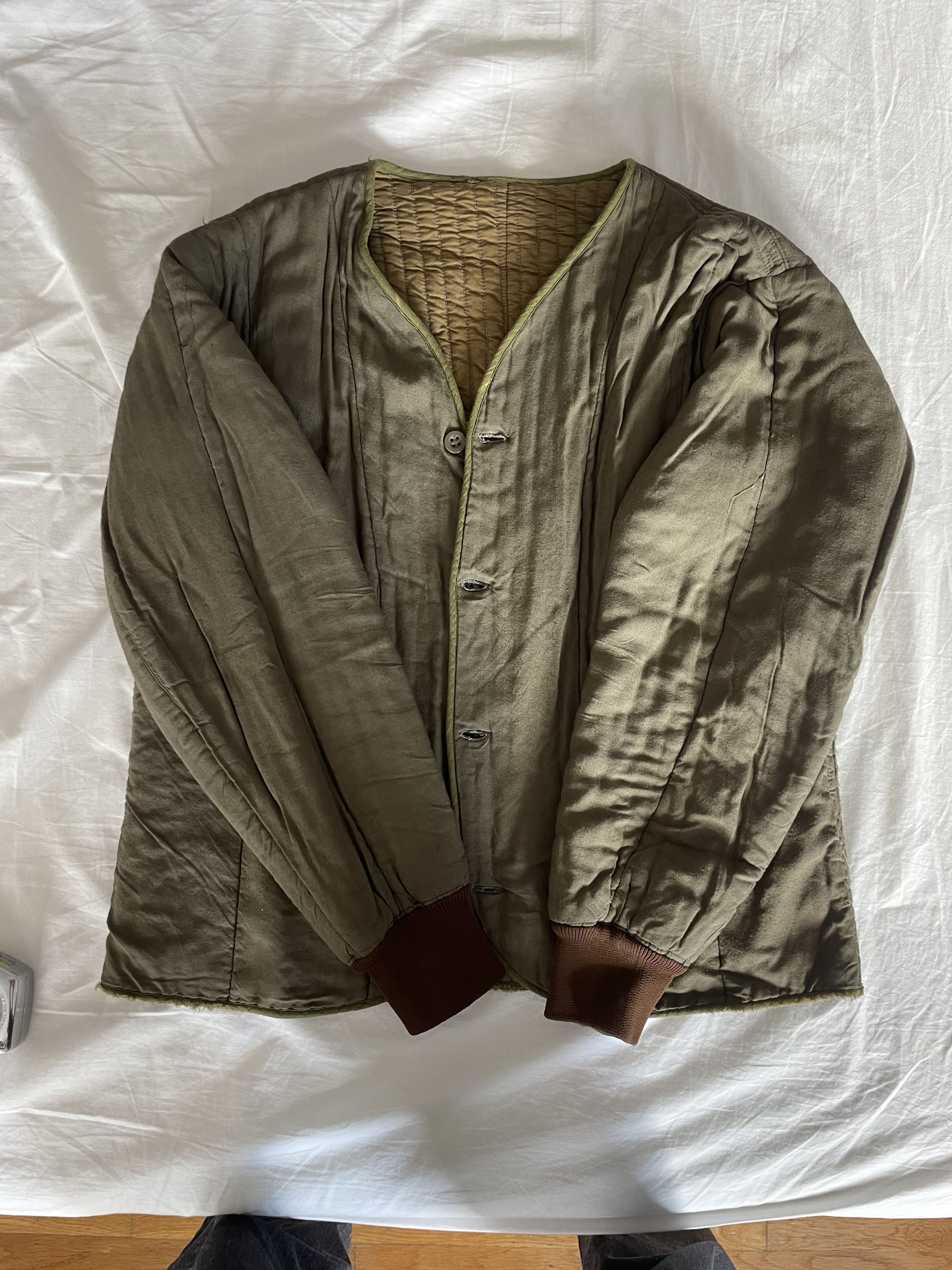 Vintage Vintage Swedish Military Liner Jacket Size US S / EU 44-46 / 1 - 1 Thumbnail
