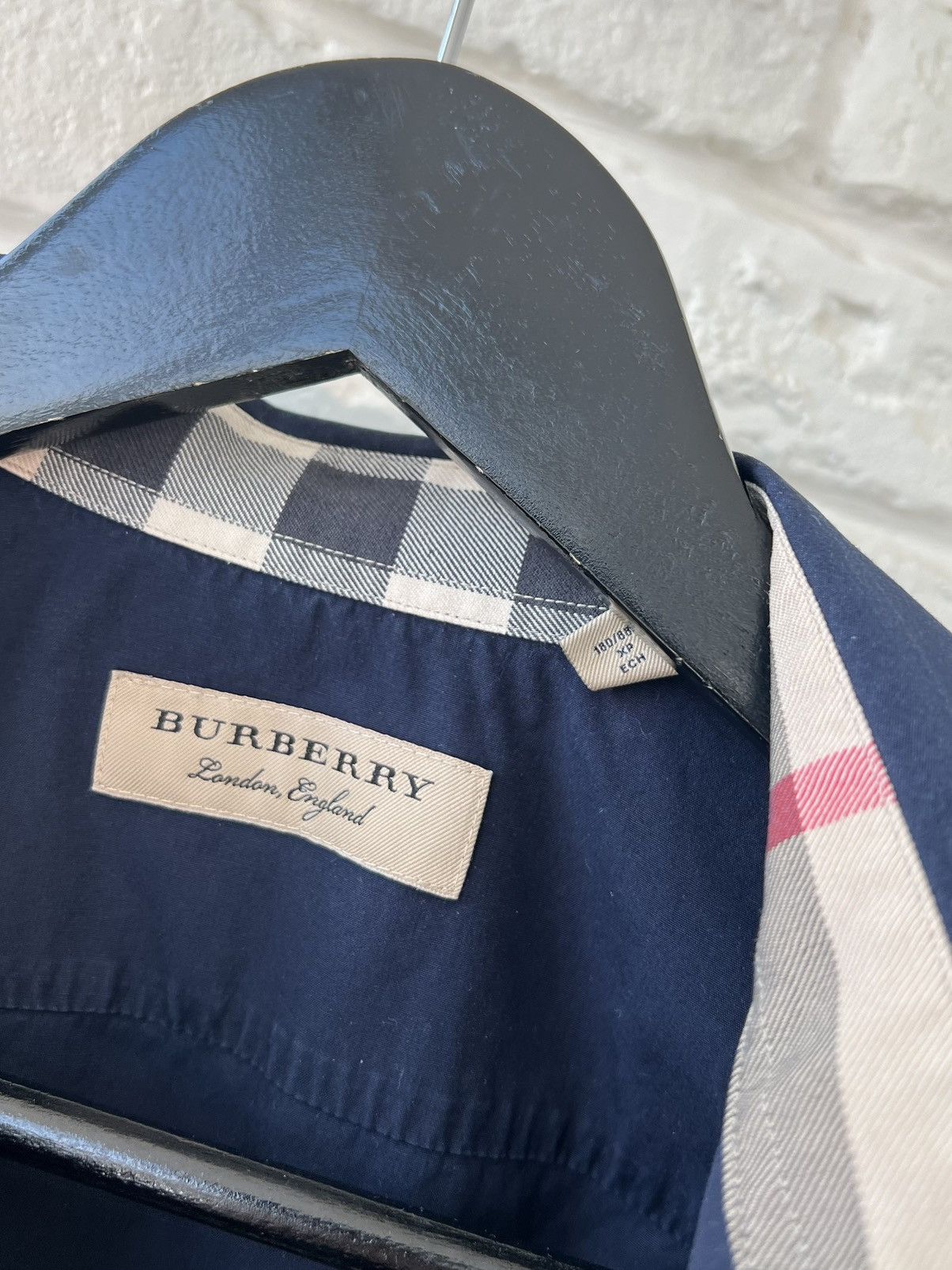 Burberry Burberry London Blue Checked Button Up Shirt Size US XS / EU 42 / 0 - 4 Thumbnail