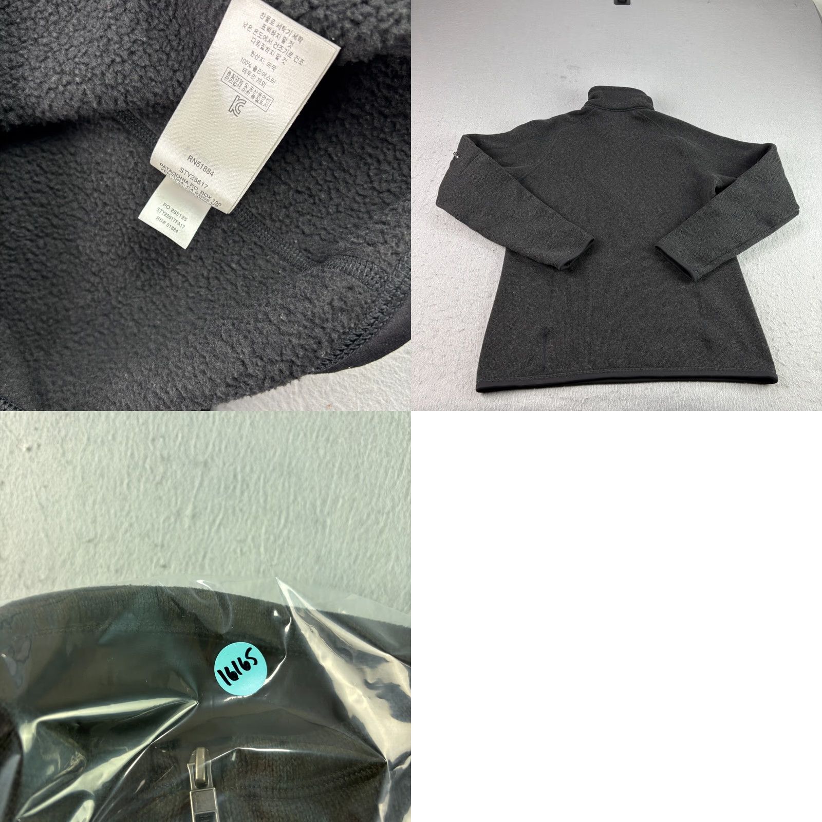 Patagonia Patagonia Better Sweater Jacket Womens Medium Black 1/4 Zip Pullover Fleece Jacket Size M / US 6-8 / IT 42-44 - 8 Thumbnail