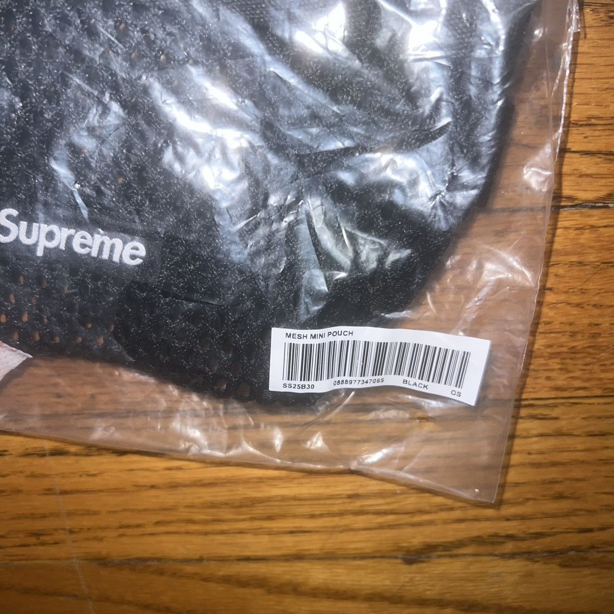Supreme Supreme Mesh Mini Pouch SS25 Black Size ONE SIZE - 3 Thumbnail