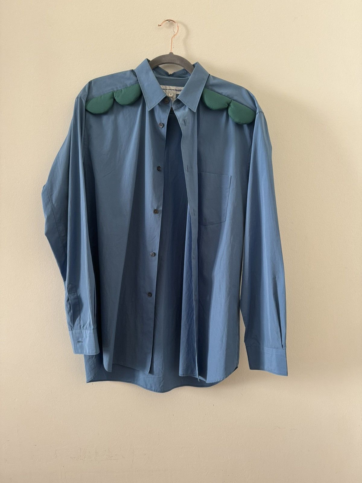 Comme des Garcons SHIRT COMME DES GARÇONS SHIRT blue padded SHIRT Size US L / EU 52-54 / 3 - 4 Thumbnail