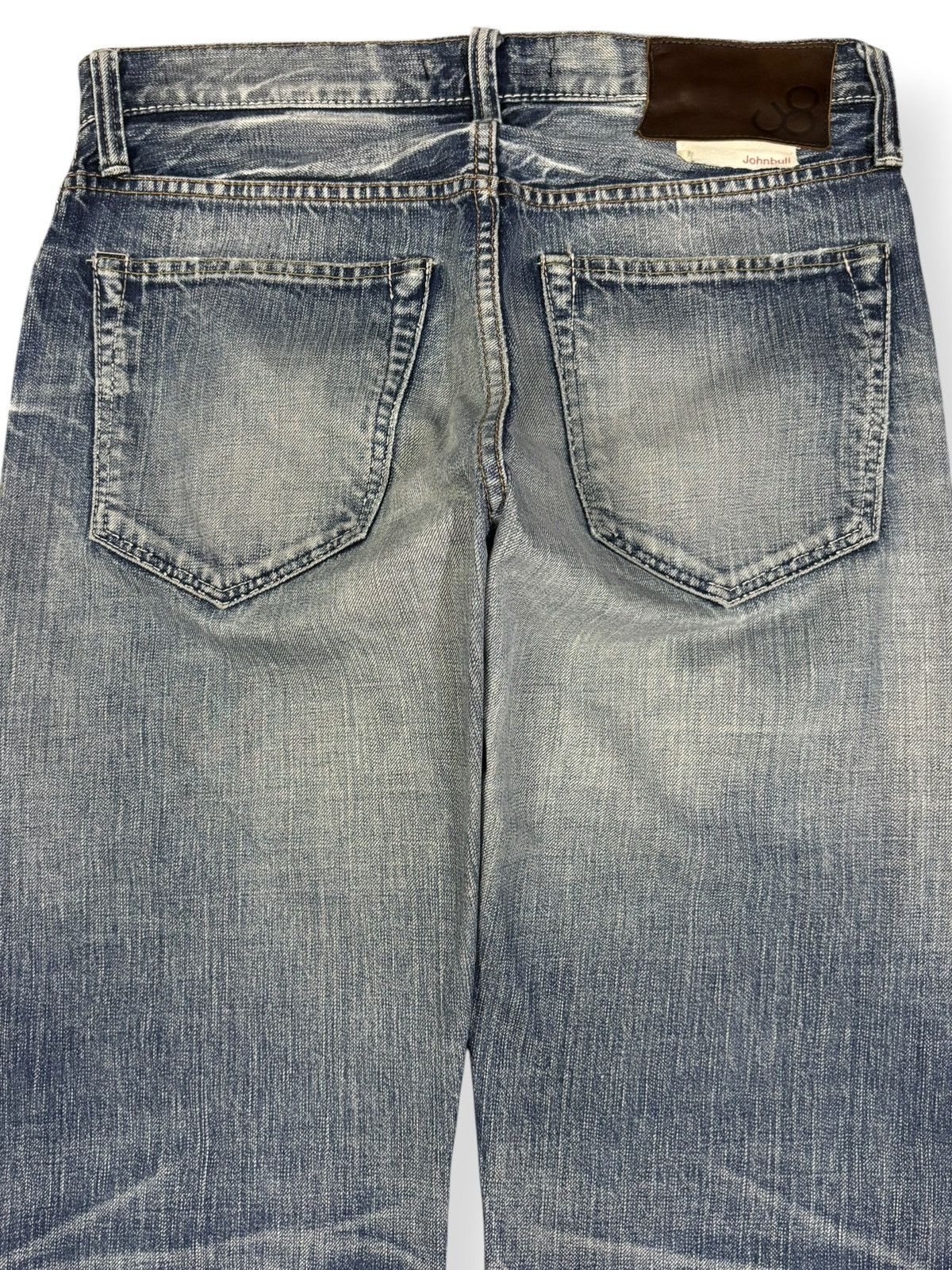 Junya Watanabe Vintage Johnbull Selvedge Whisker Loose Fit Distressed Jeans Size US 31 - 11 Thumbnail
