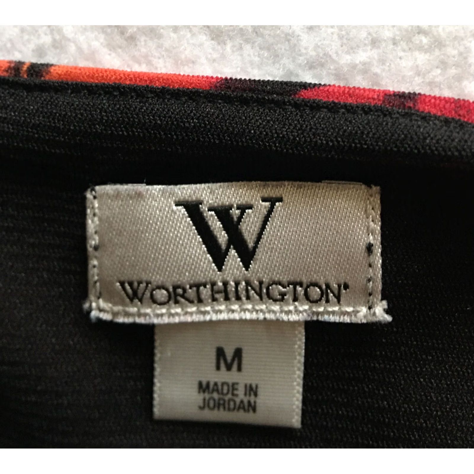Worthington Worthington Top Shirt Women’s Multicolor Blouse Knit Nylon Stretch Scoop Neck Casual Tunic M Size M / US 6-8 / IT 42-44 - 3 Thumbnail
