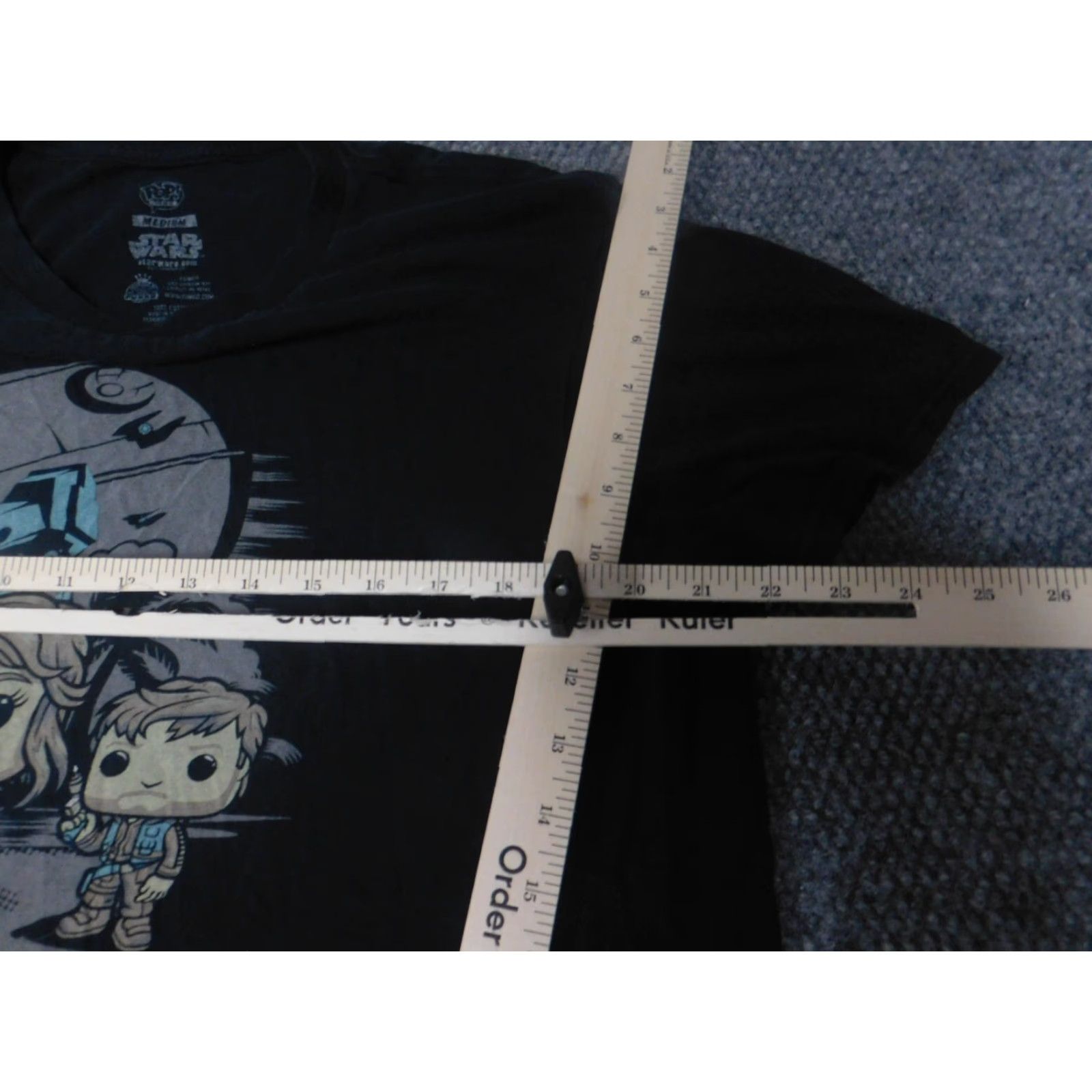 Star Wars Star Wars Mens Shirt Medium Black Darth Vador T-Shirt Crew Neck Short Sleeve Logo Bre breathable Regular Knit Cotton Stars Vintage No Ladies Mens Size US M / EU 48-50 / 2 - 5 Thumbnail