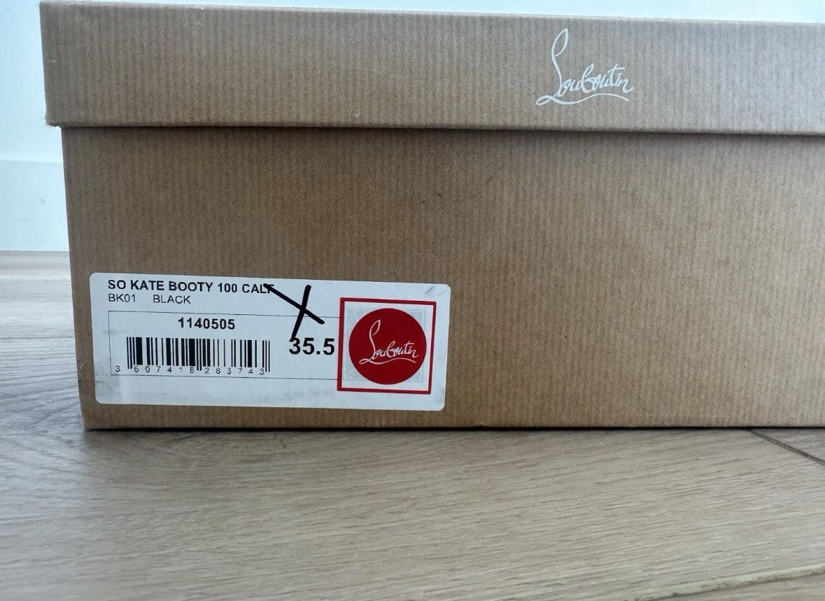 Christian Louboutin Christian Louboutin So Kate Bootie 100 Black Leather Size US 5.5 / IT 35.5 - 6 Thumbnail