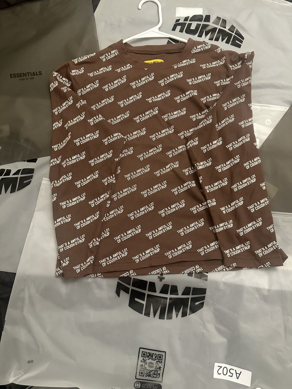 Other Brown ALOCS Long Sleeve Shirt Size L / US 10 / IT 46 - 4 Thumbnail