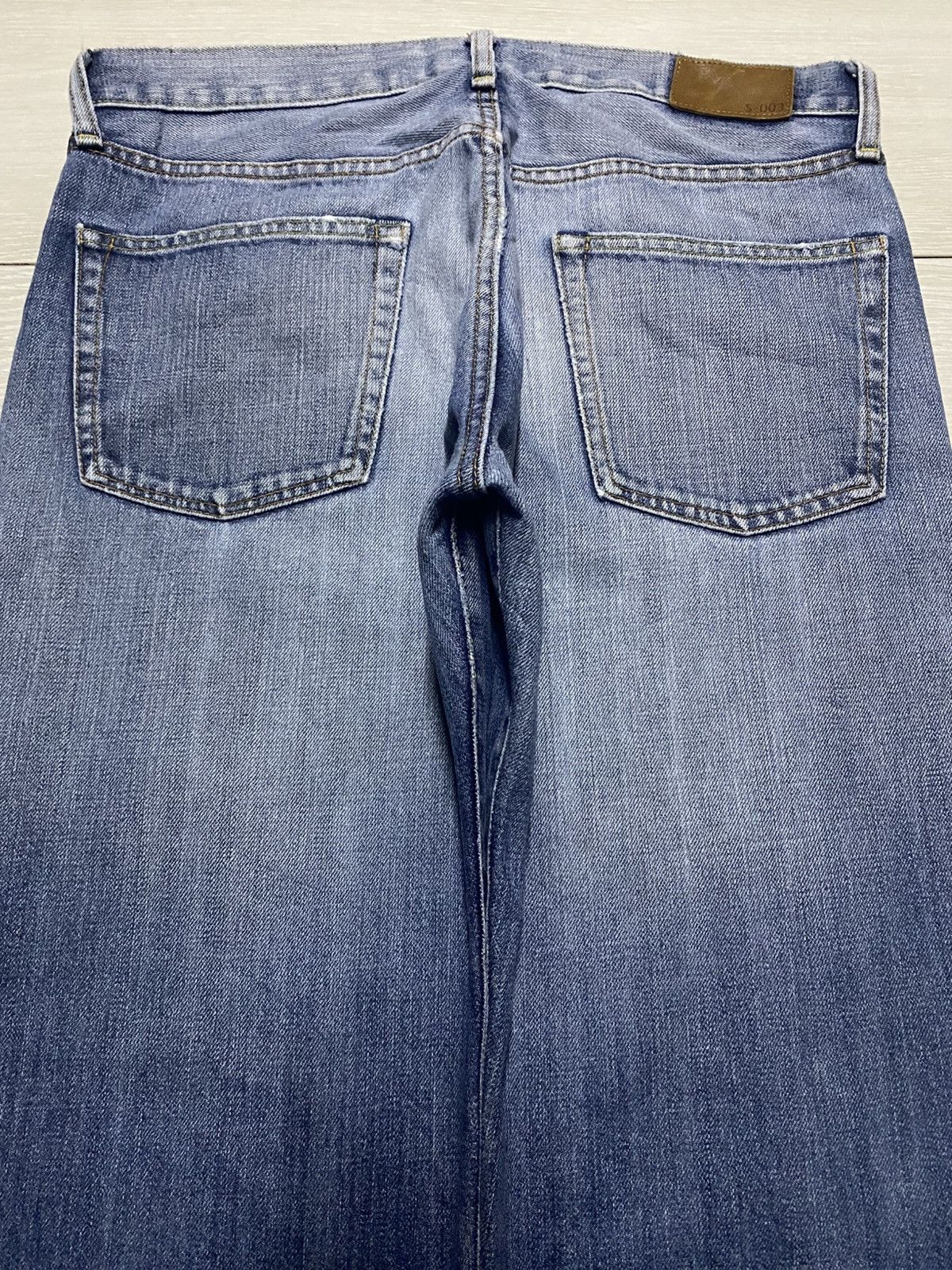 Uniqlo Vintage Uniqlo S003 Faded Wash Distressed Baggy Jeans Size US 32 / EU 48 - 4 Thumbnail
