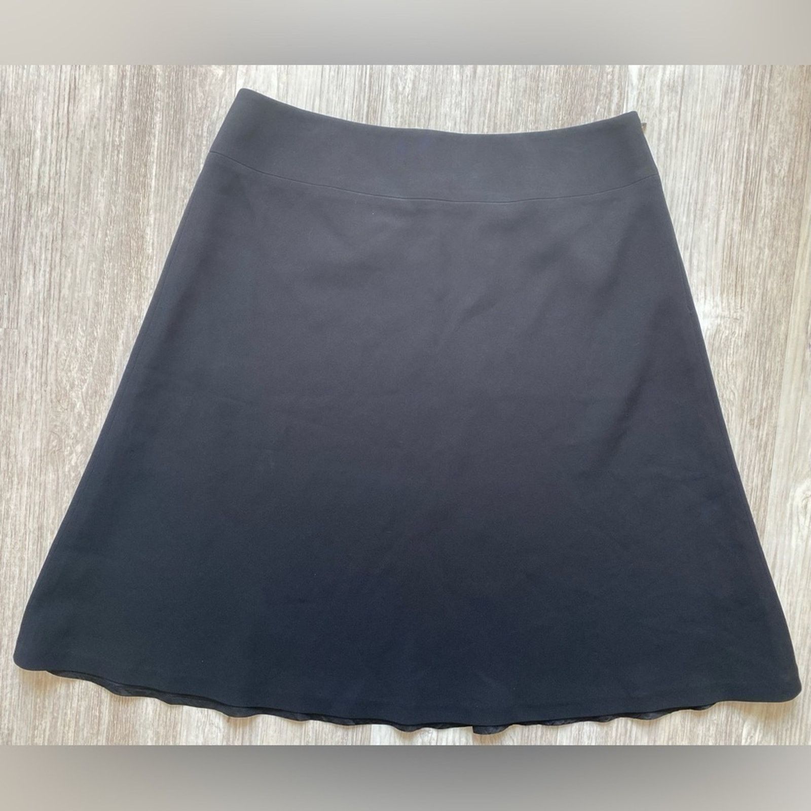 Ann Taylor Ann Taylor | Black Career Professional aWork Flare Skirt | 6 Size 28" / US 6 / IT 42 - 1 Thumbnail