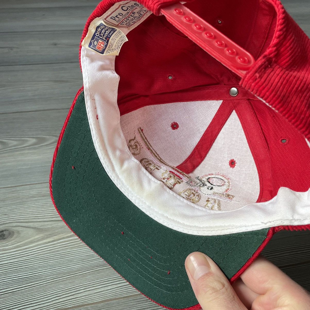 NFL Vintage San Francisco 49ers Starter Corduroy Cap Size ONE SIZE - 11 Thumbnail