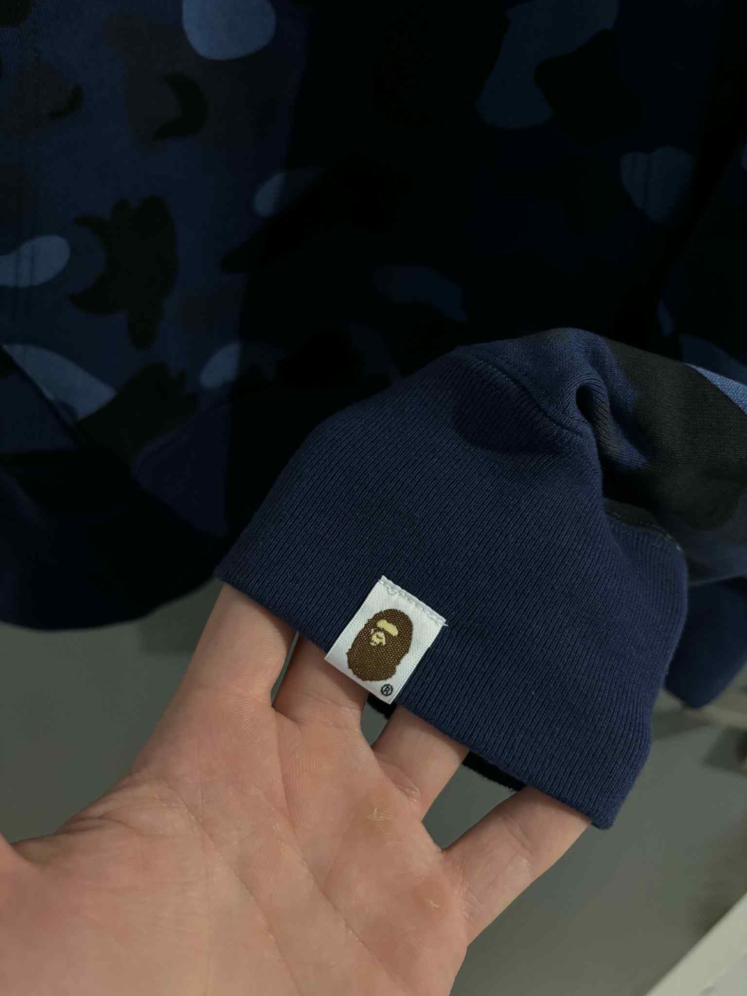 Bape A Bathing Ape Colour Camo Shark Pullover Hoodie Blue Size US XL / EU 56 / 4 - 8 Thumbnail